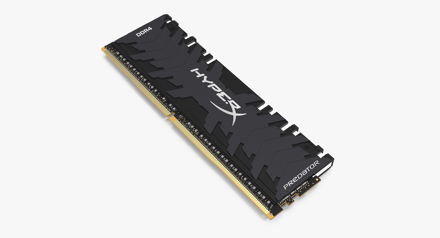 Kingston HyperX Predator Grey Radiator RAM 3D