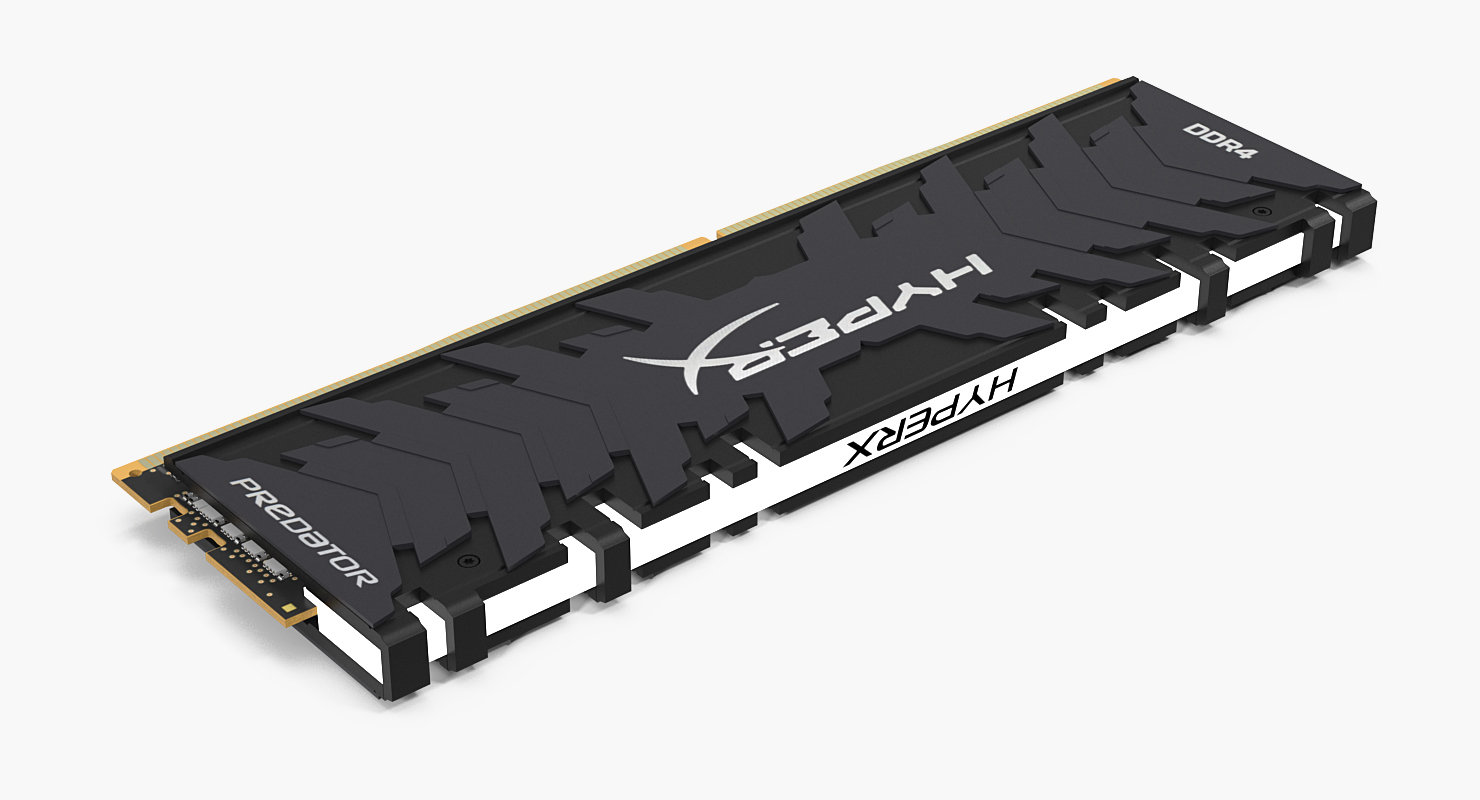 Kingston HyperX Predator Grey Radiator RAM 3D