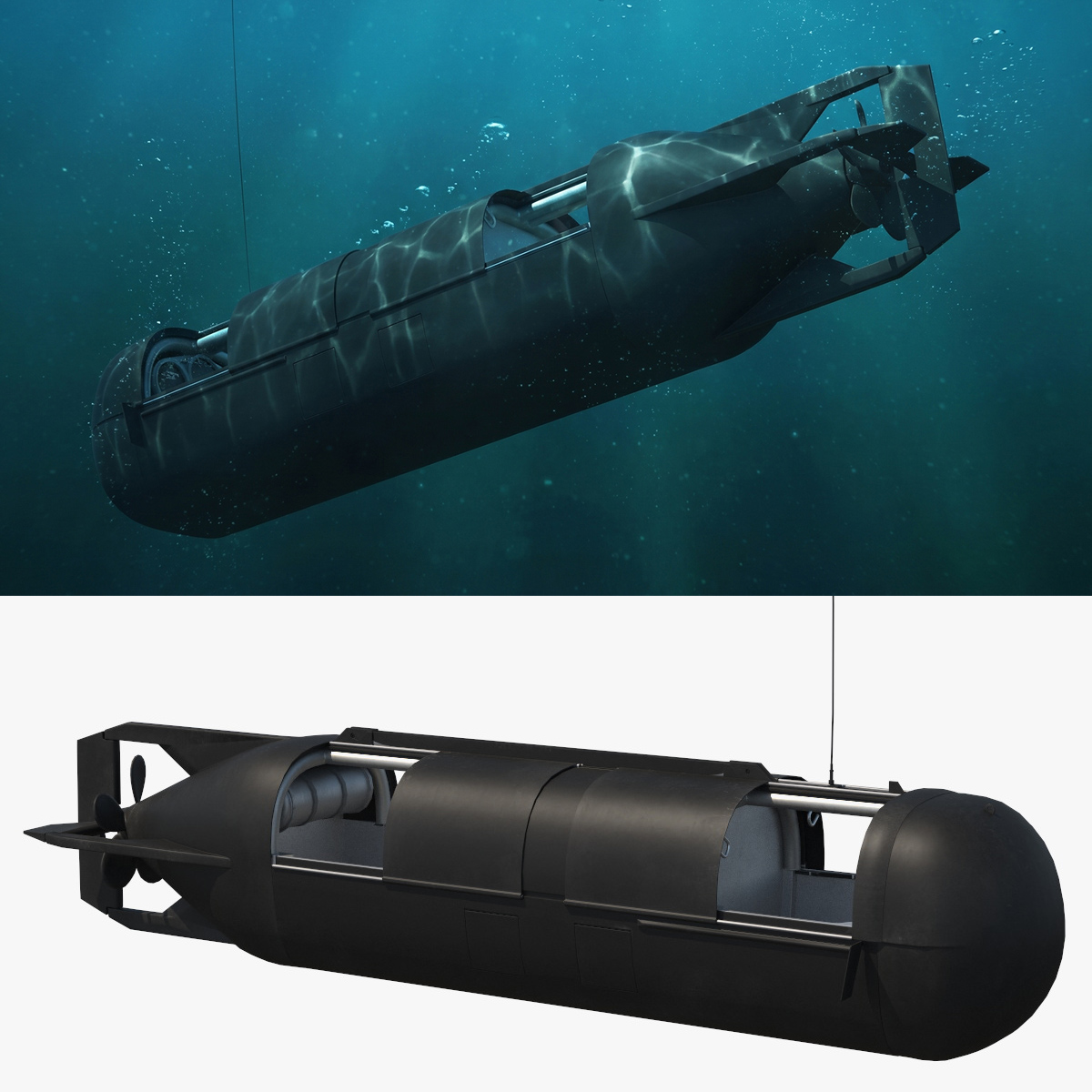 SEAL Delivery Submarine Game Ready