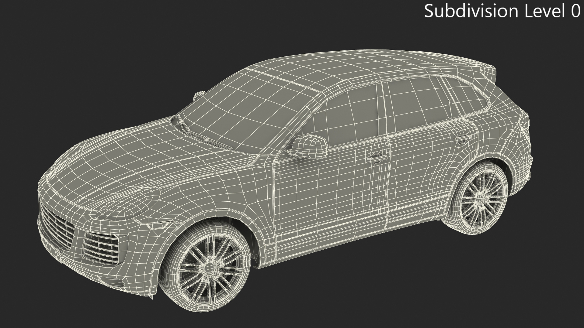 Luxury Crossover Generic 3D model