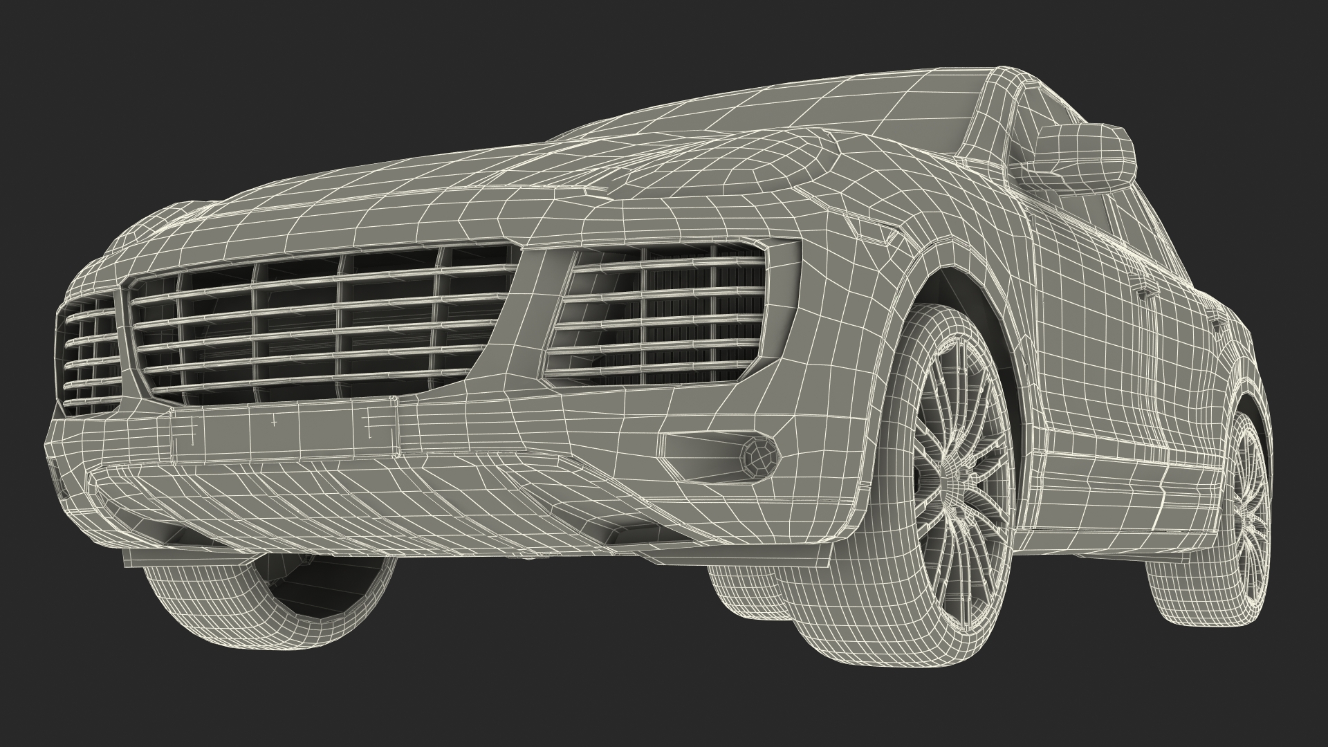 Luxury Crossover Generic 3D model