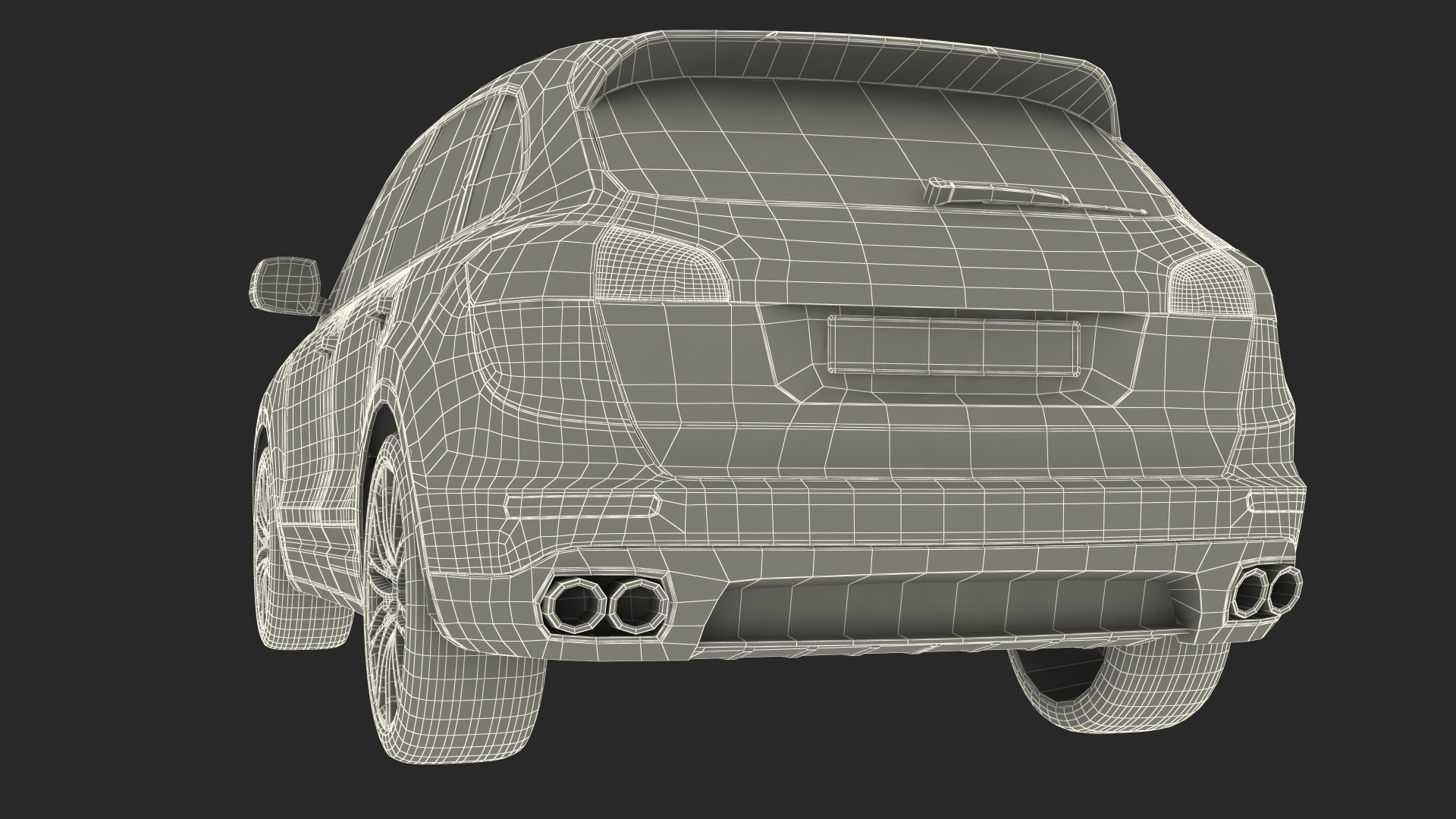 Luxury Crossover Generic 3D model