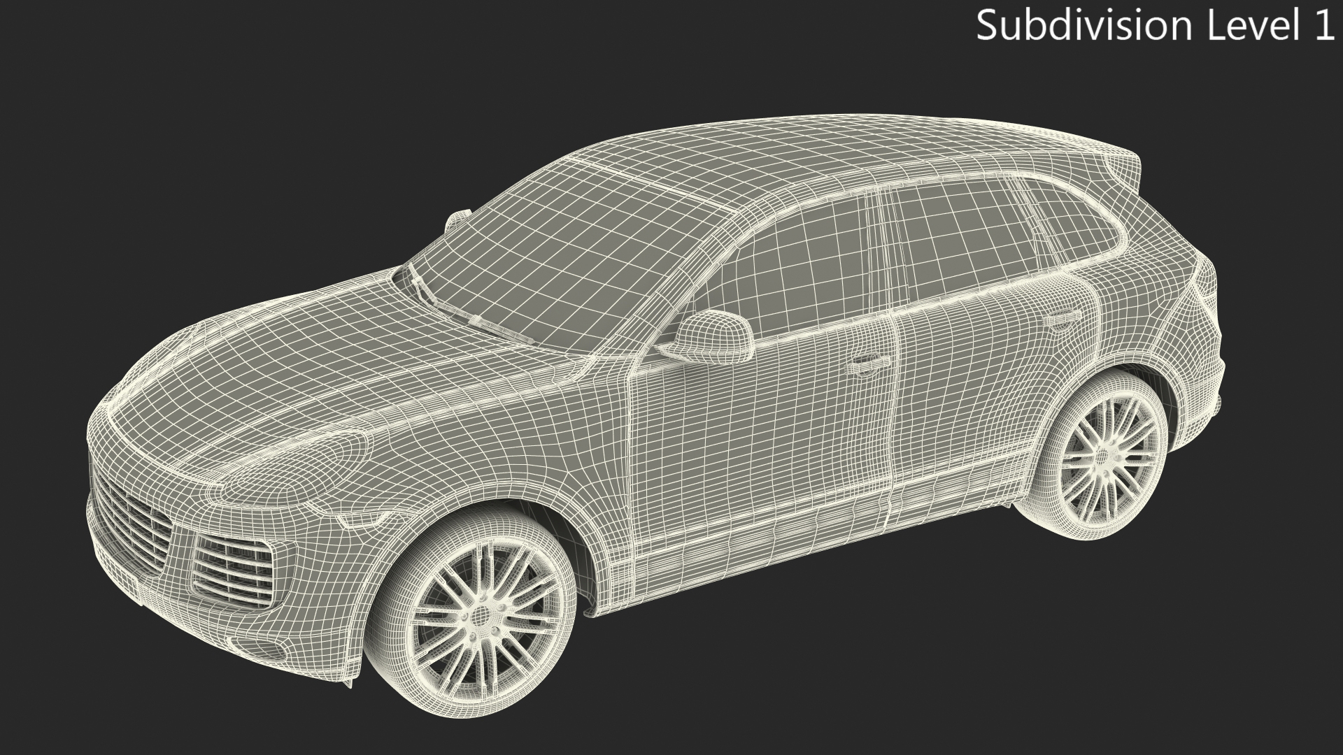 Luxury Crossover Generic 3D model