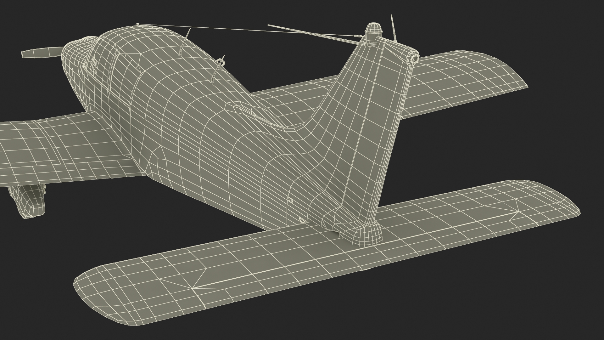 3D Personal Aircraft Piper PA-28 Cherokee model