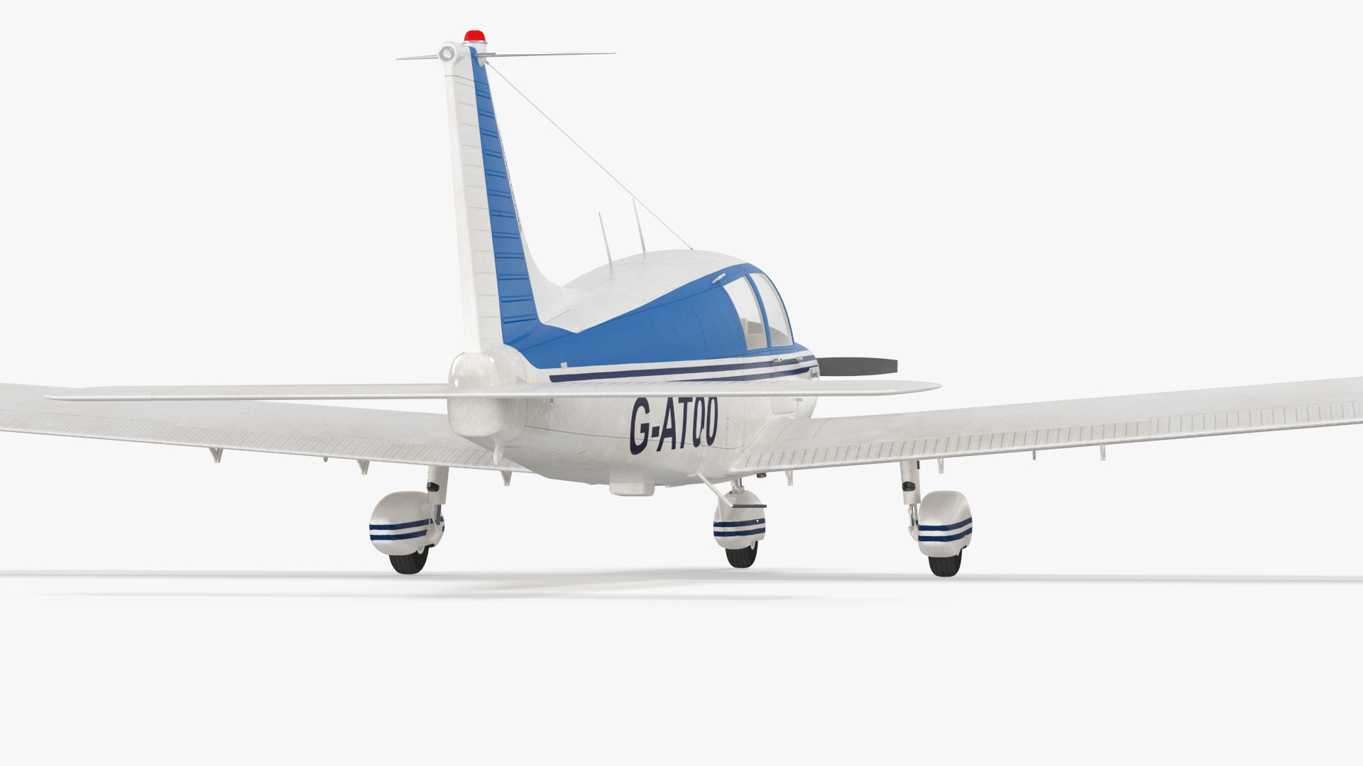 3D Personal Aircraft Piper PA-28 Cherokee model