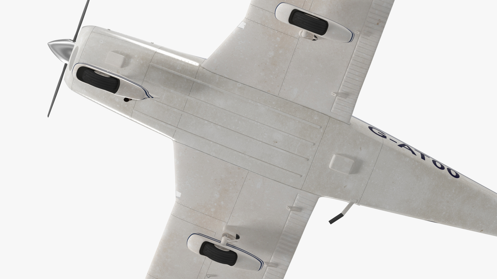 3D Personal Aircraft Piper PA-28 Cherokee model