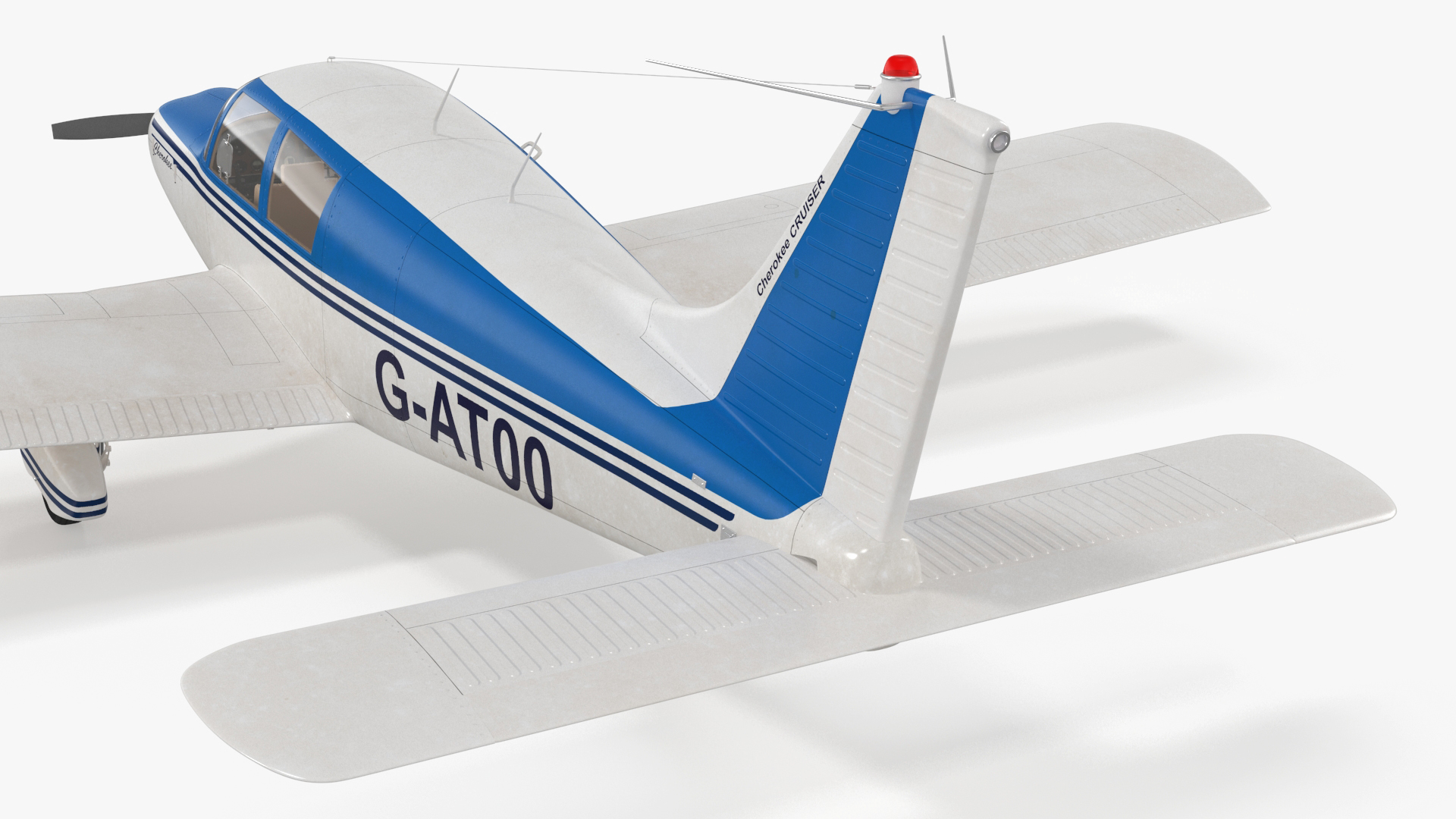 3D Personal Aircraft Piper PA-28 Cherokee model