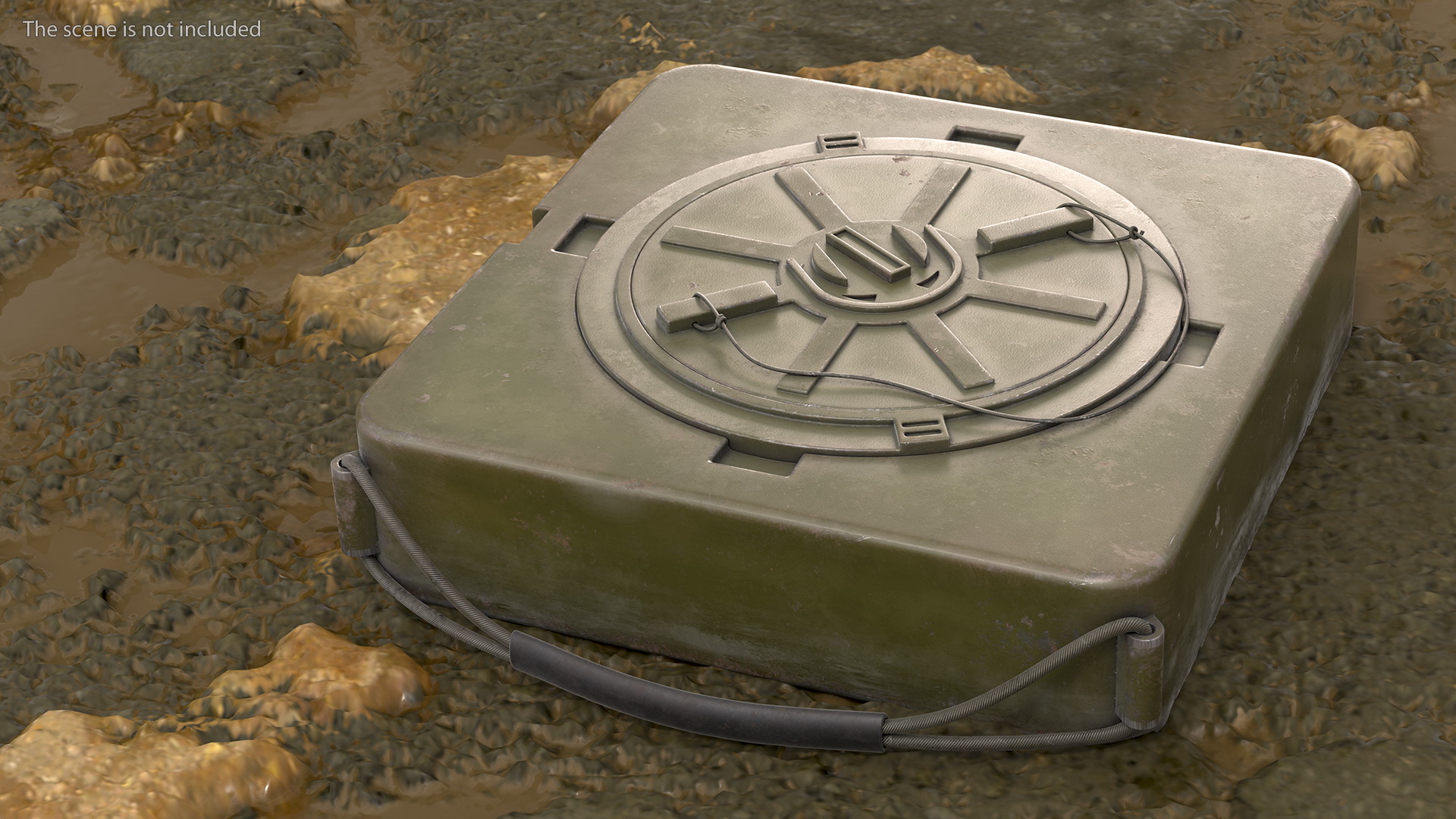 3D M19 Anti Tank Landmine Old