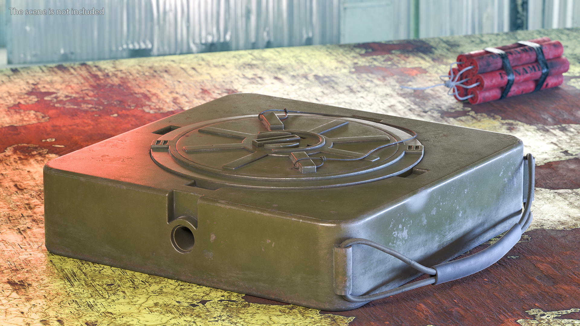 3D M19 Anti Tank Landmine Old