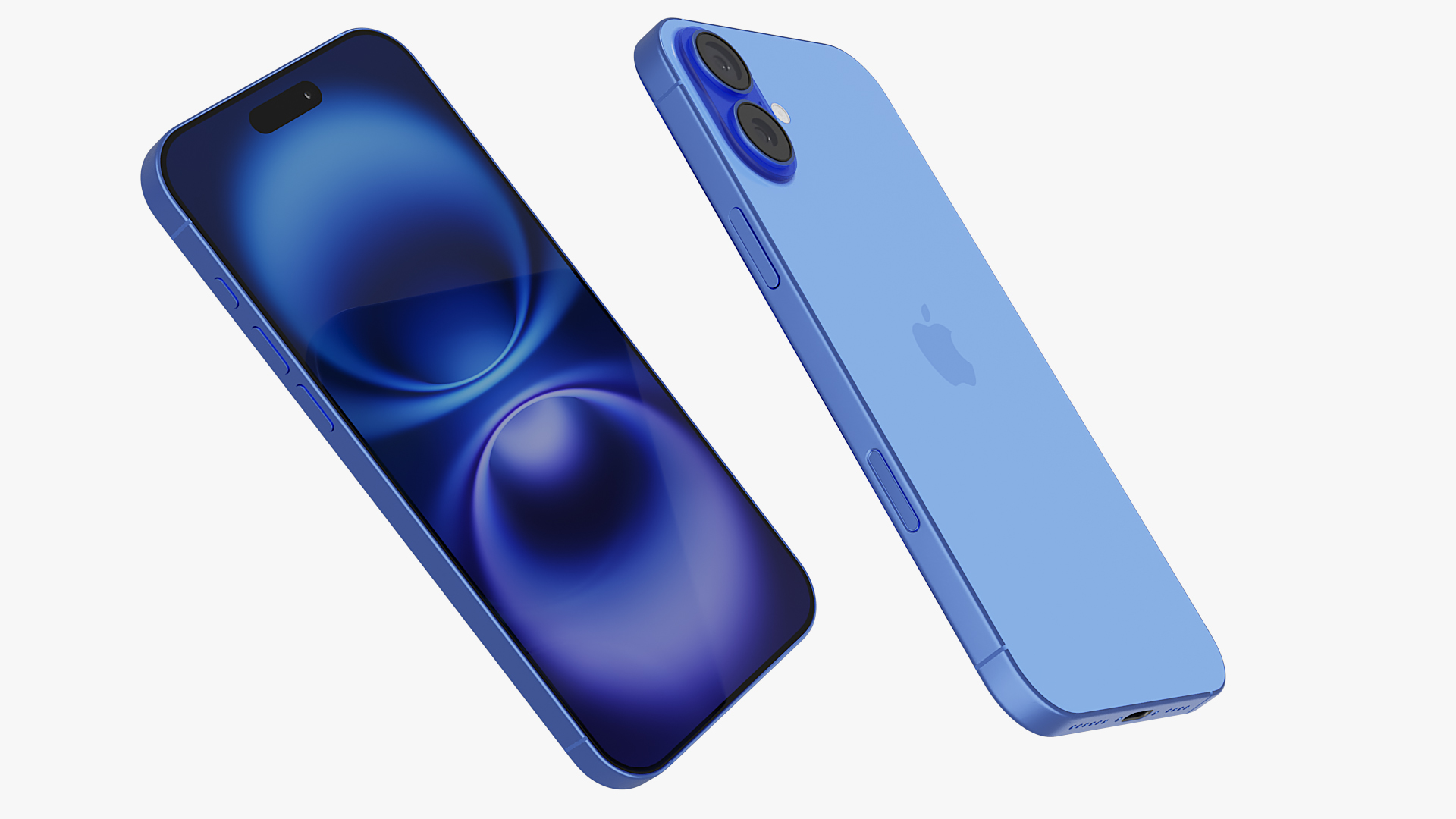 Apple IPhone 16 Plus Ultramarine 3D