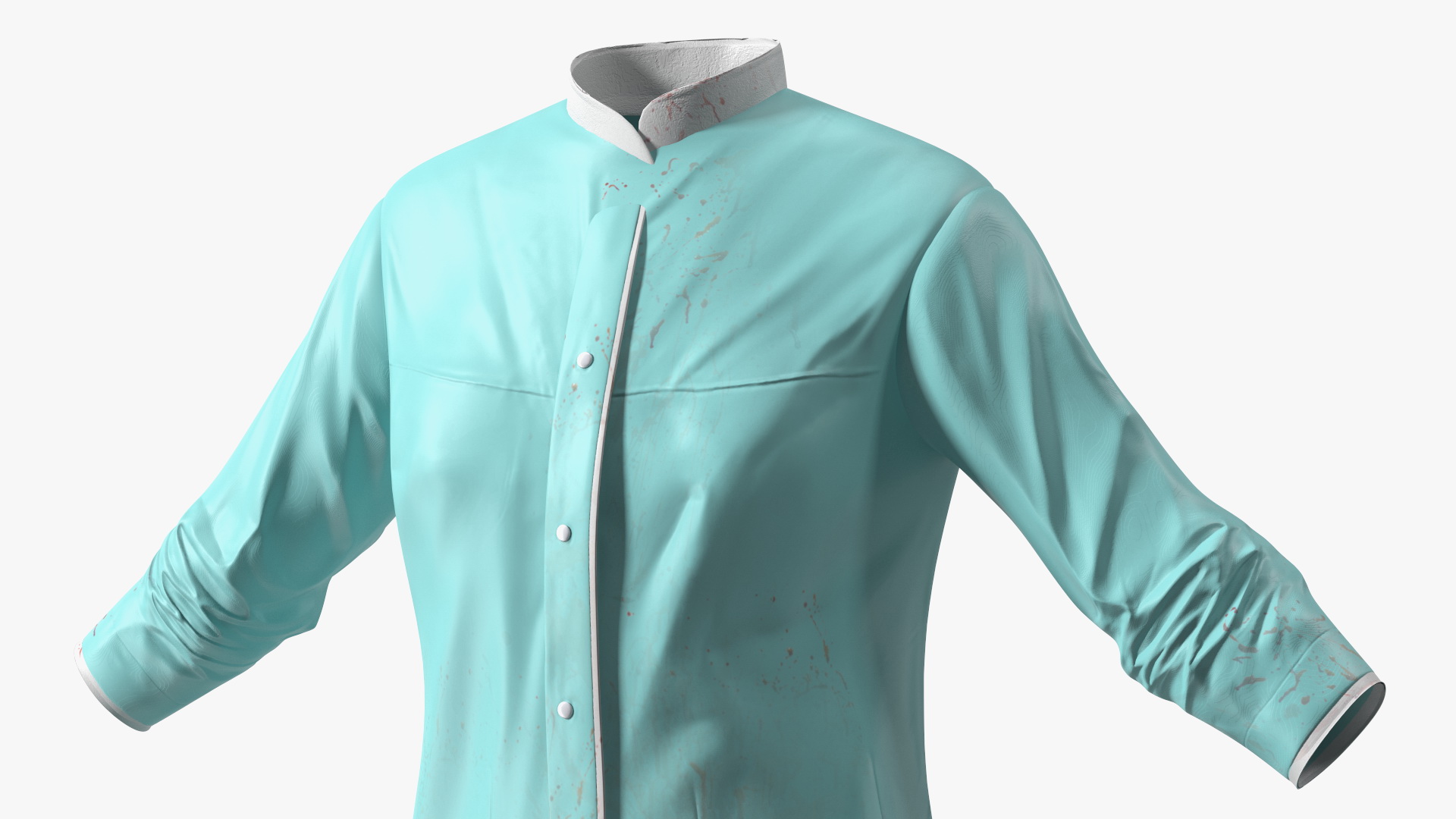 3D model Female Lab Coat and Pants