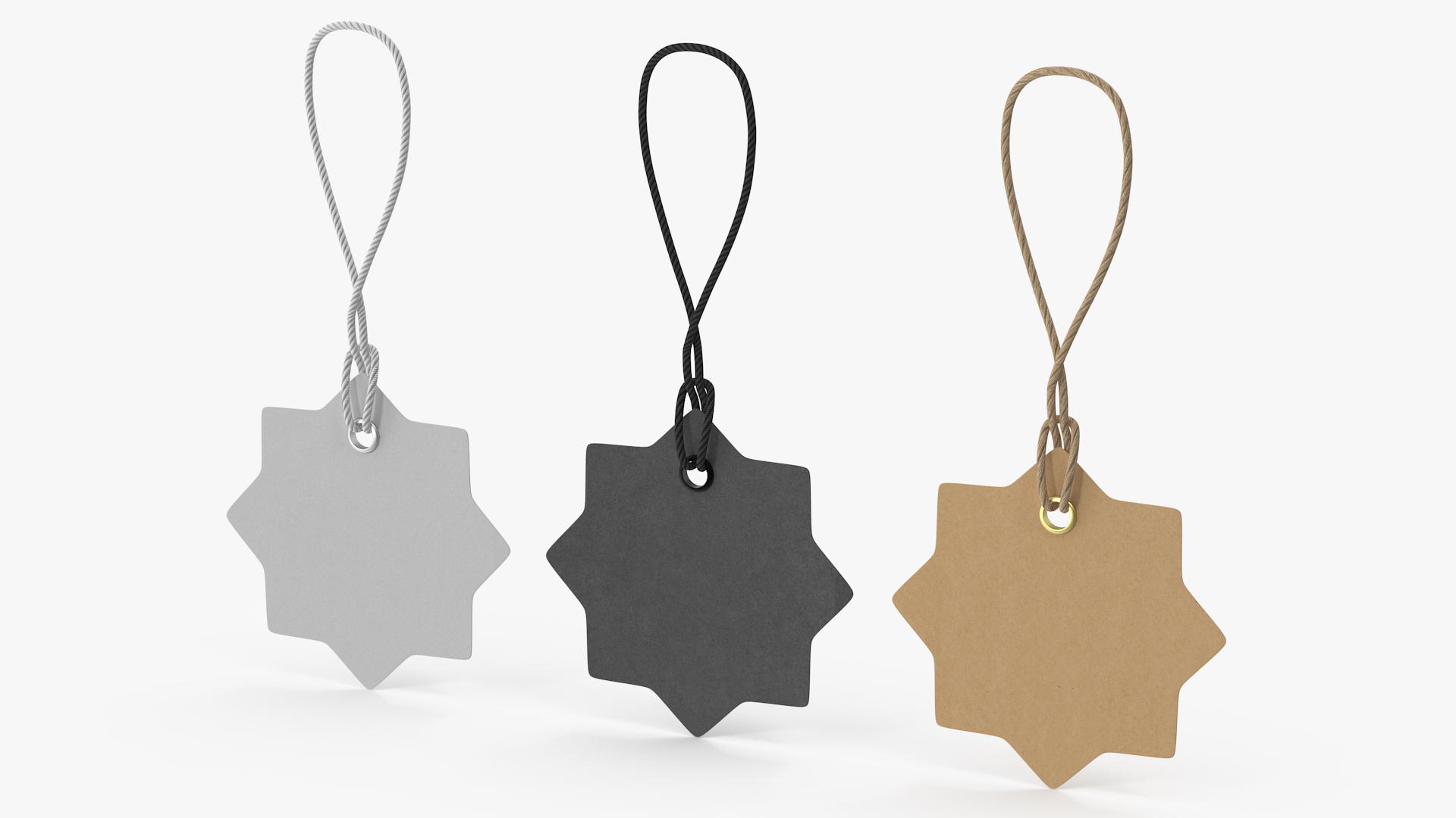 Label Tag Star 3D model