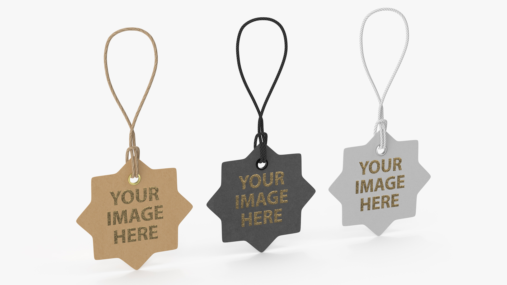 Label Tag Star 3D model