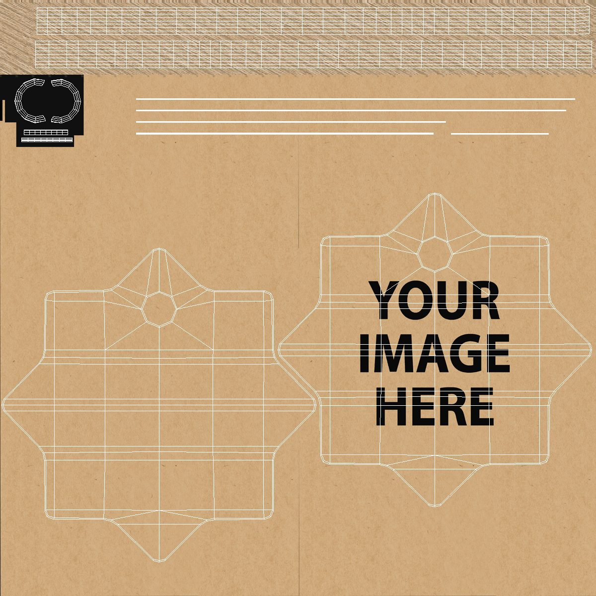 Label Tag Star 3D model