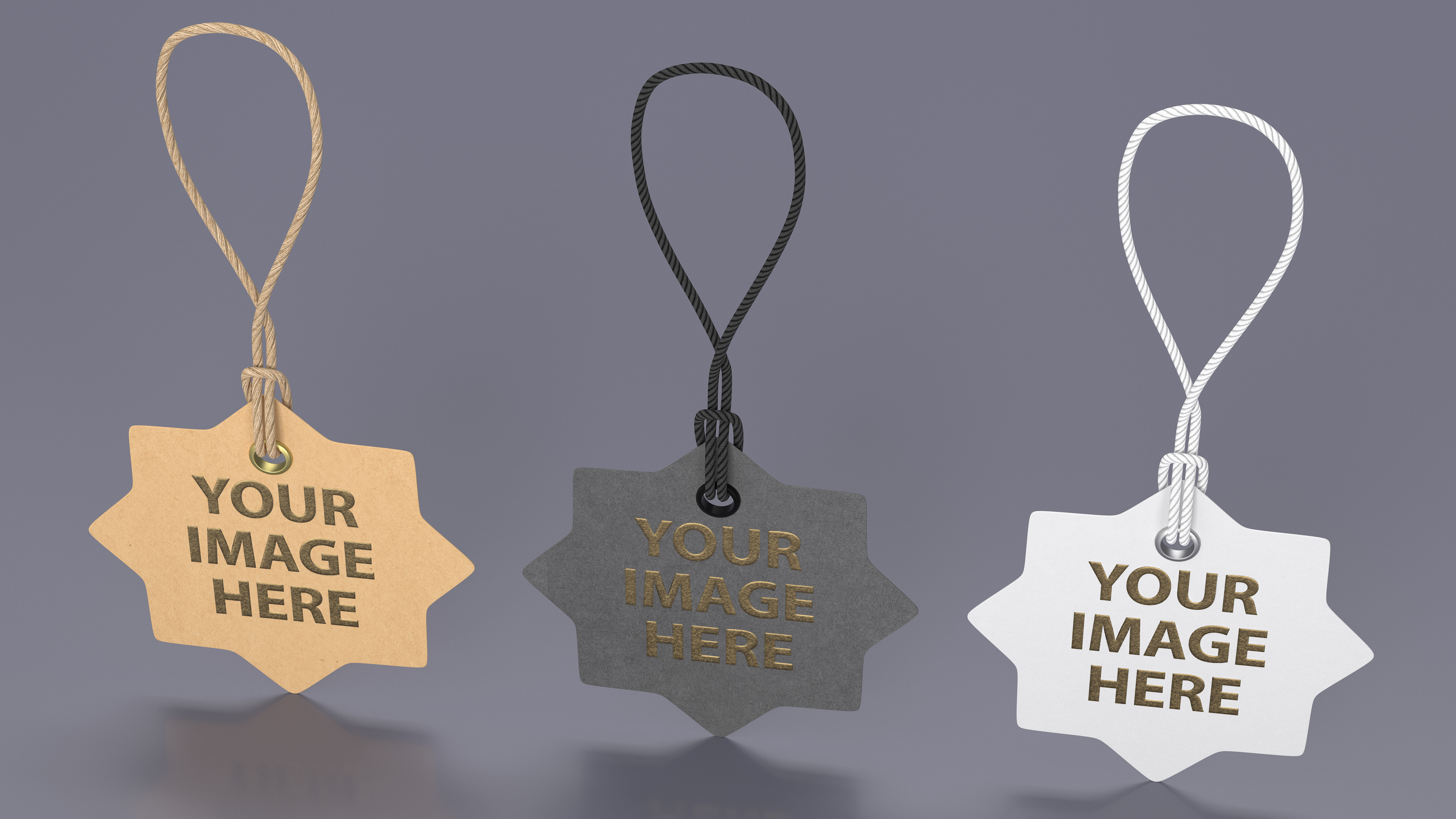 Label Tag Star 3D model
