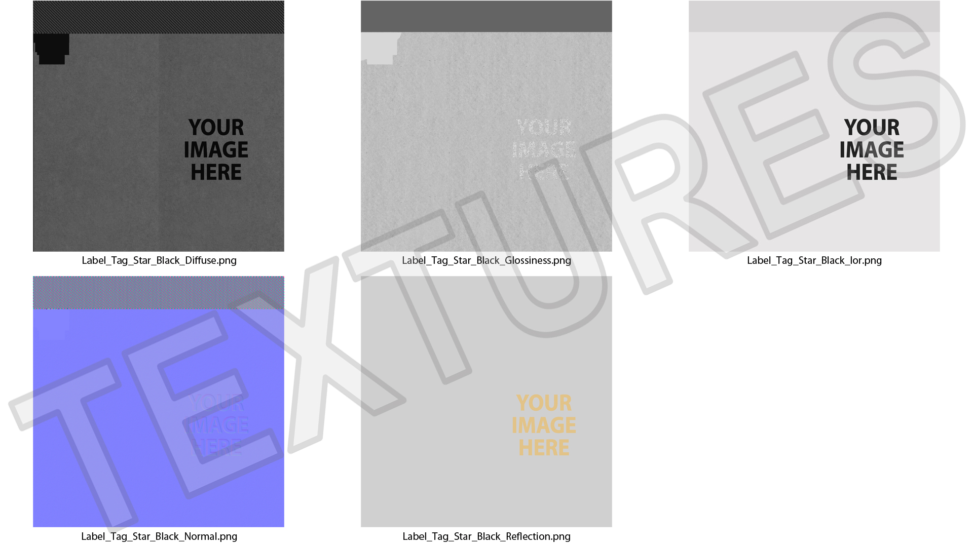 Label Tag Star 3D model