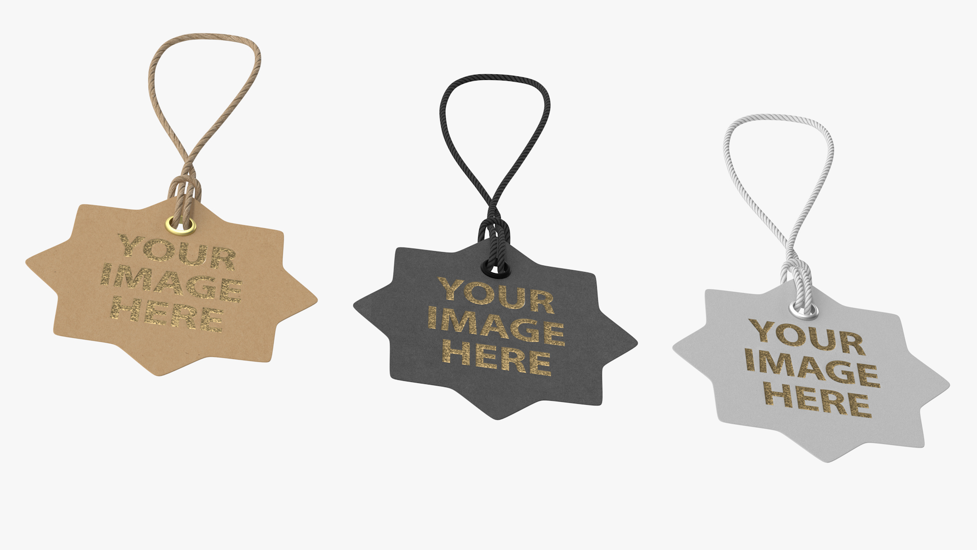 Label Tag Star 3D model
