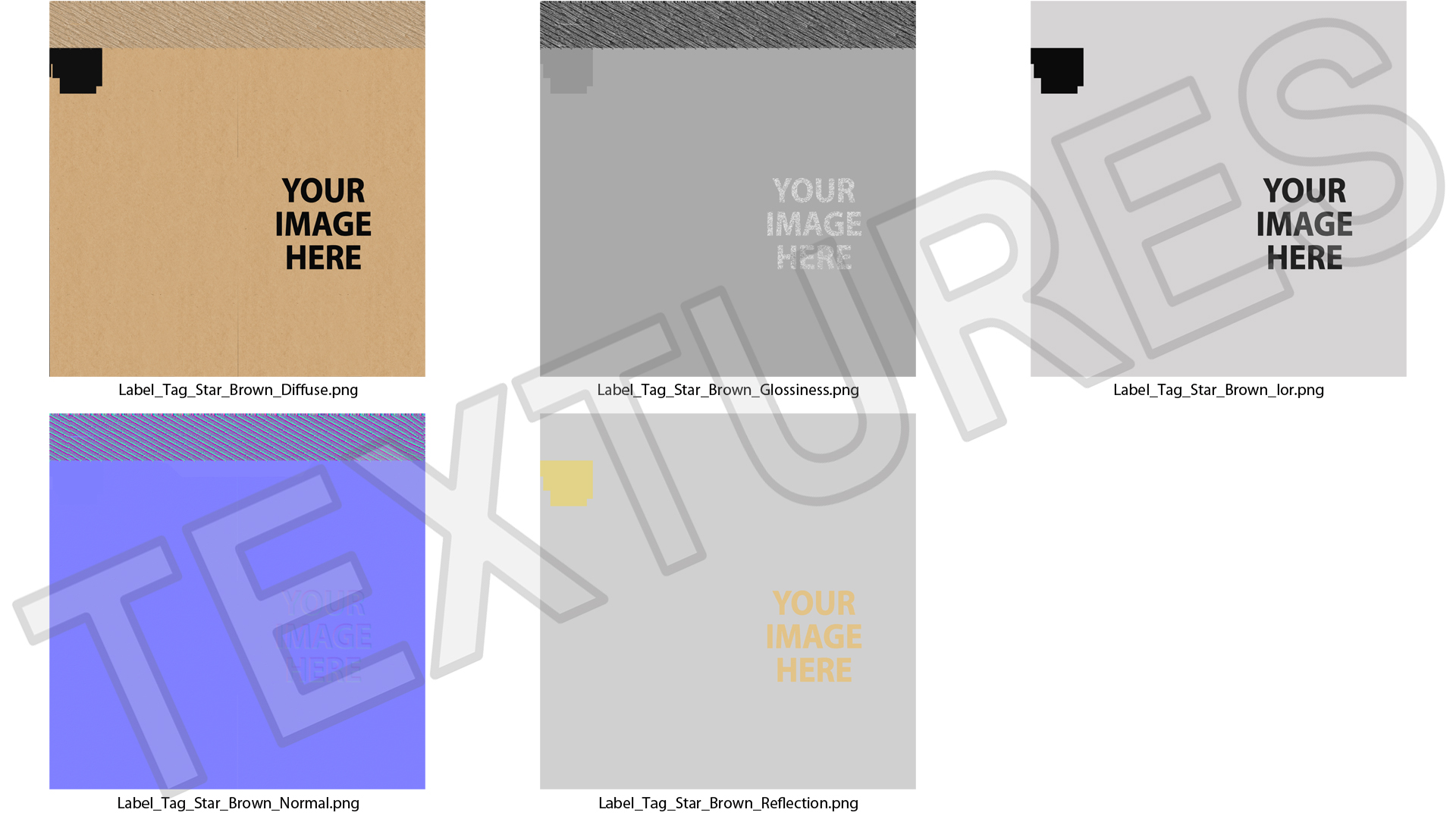 Label Tag Star 3D model