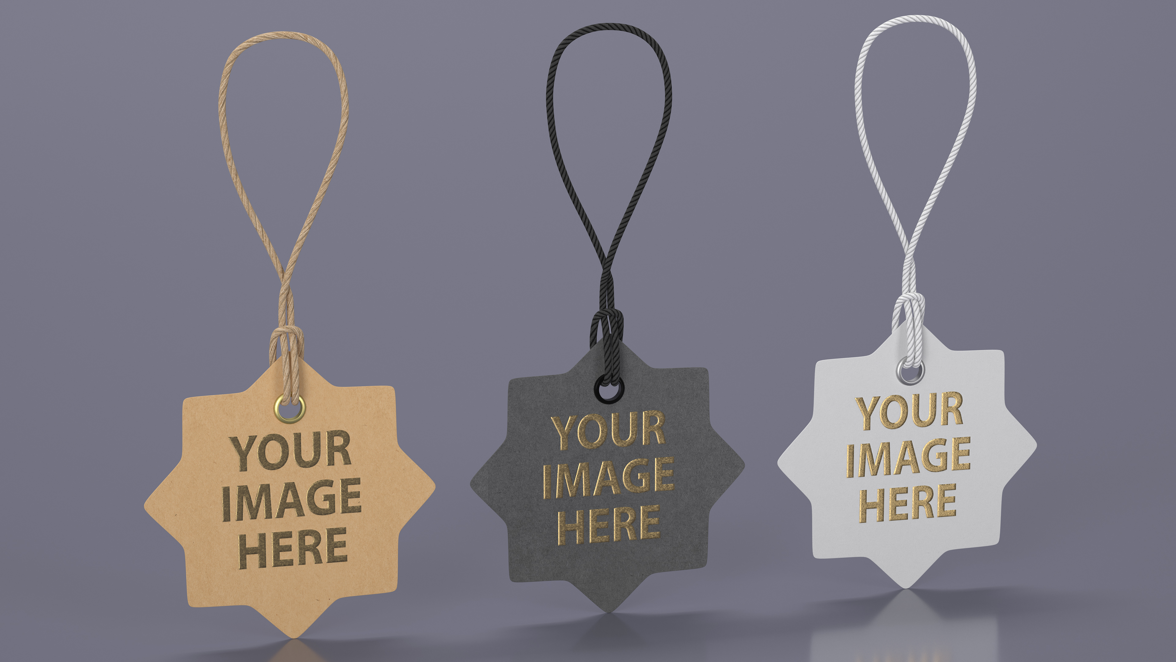 Label Tag Star 3D model