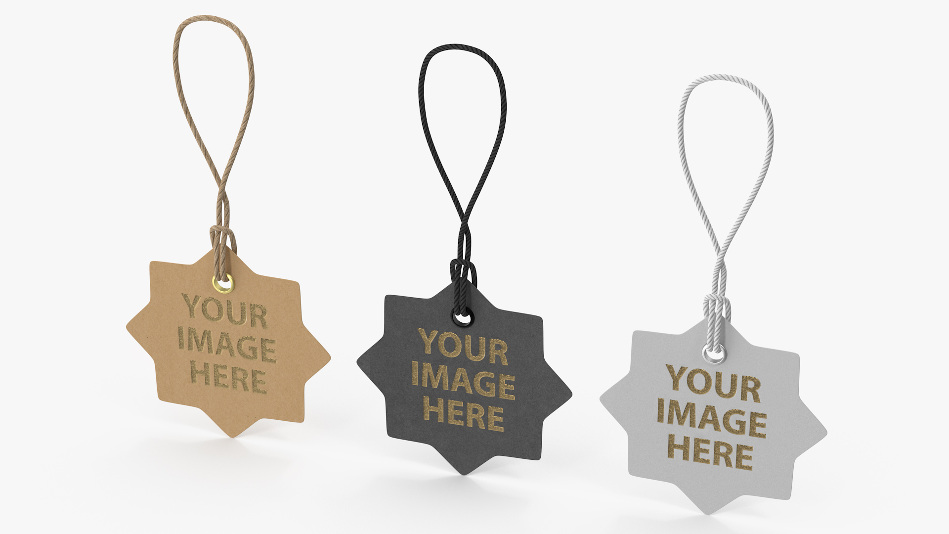 Label Tag Star 3D model
