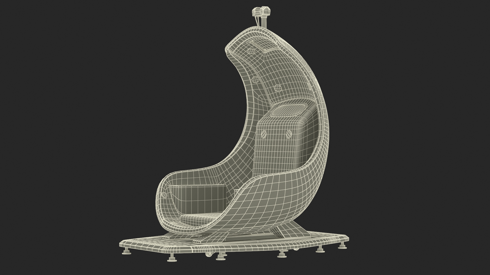 3D model Immersive Gaming Station White