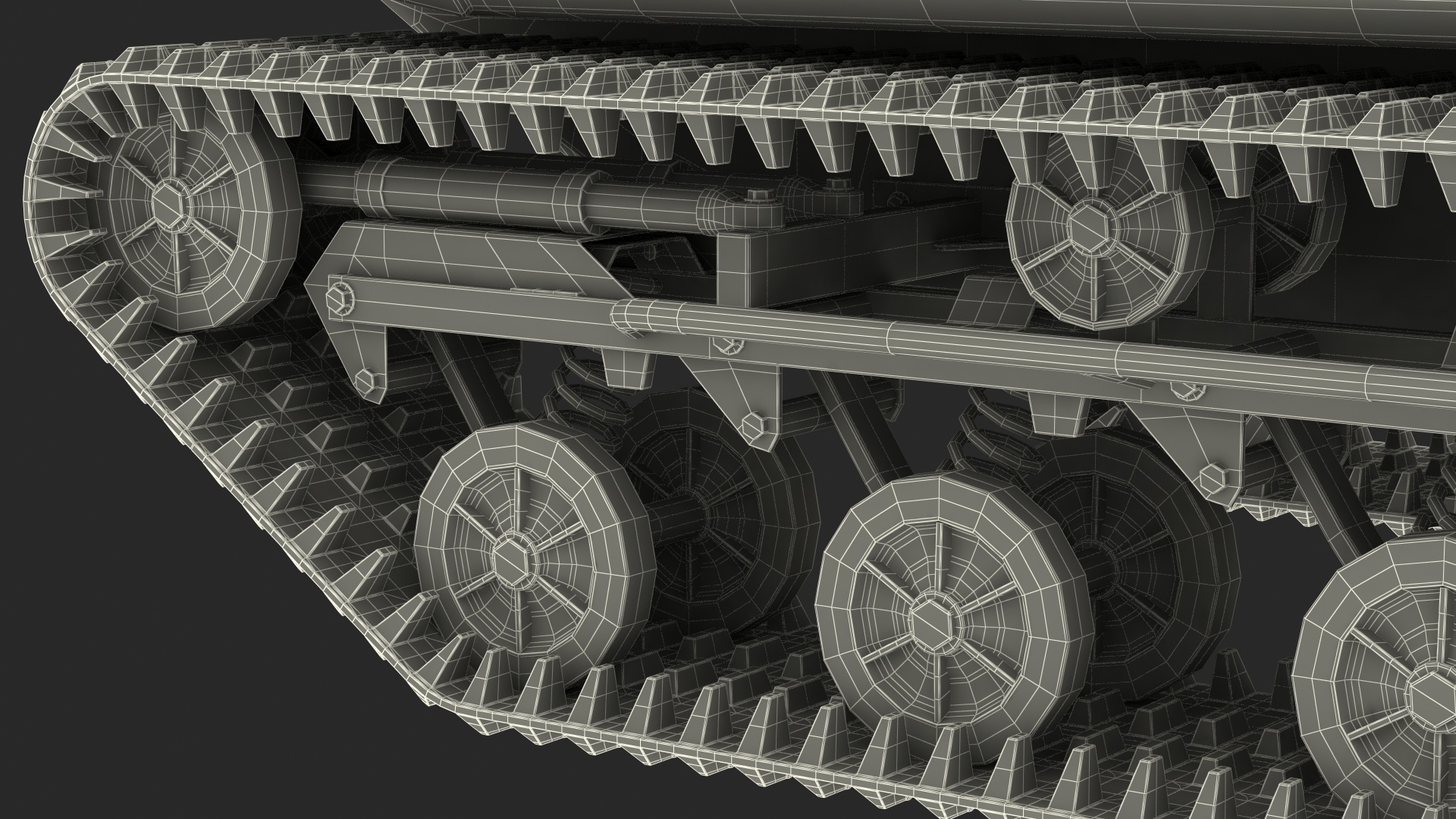 No Roof Tinger ATV Red Rigged 3D model