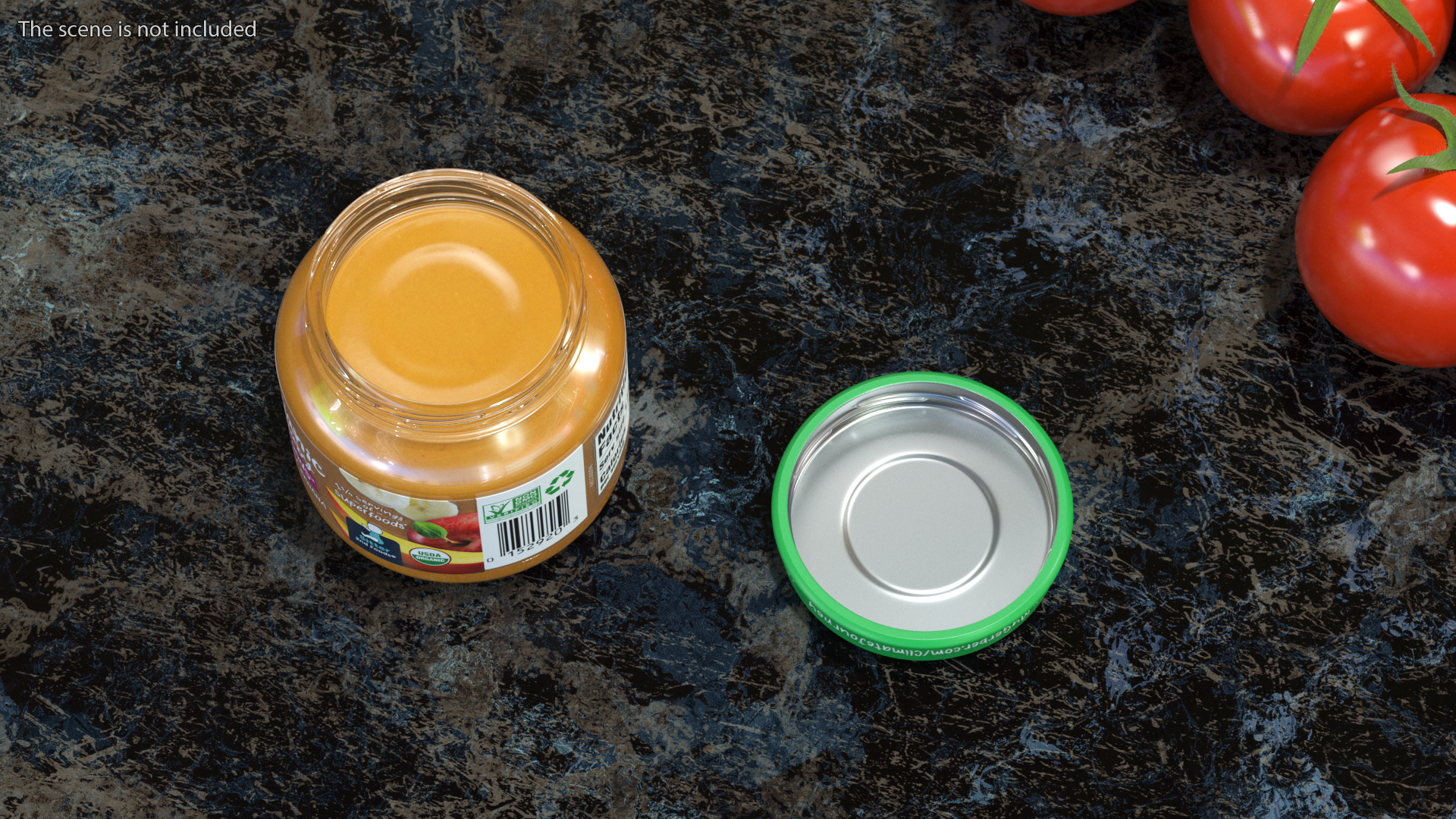 3D Gerber Mango Baby Food Jar 113g