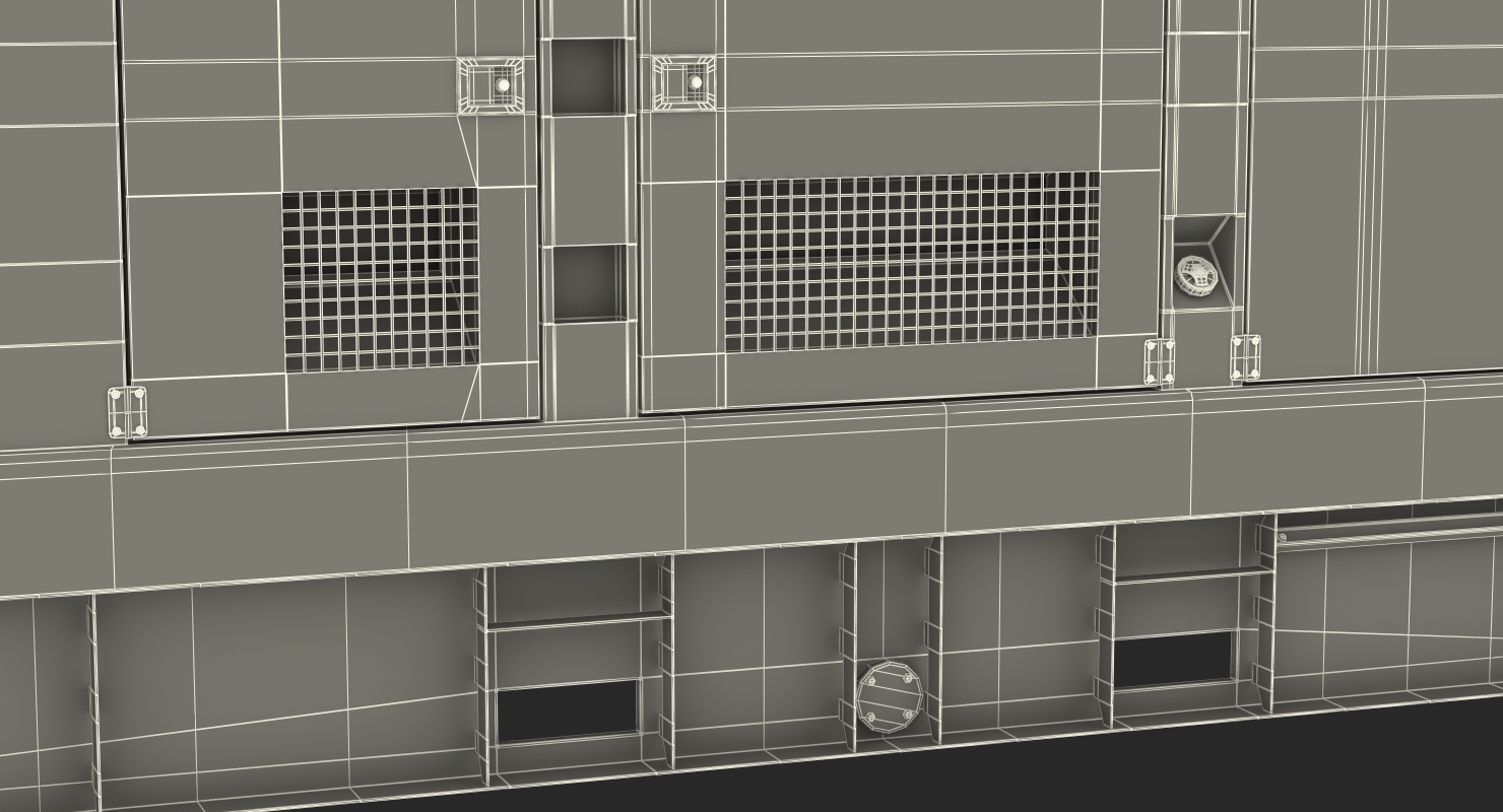 Industrial Diesel Generator Atlas Copco 3D model