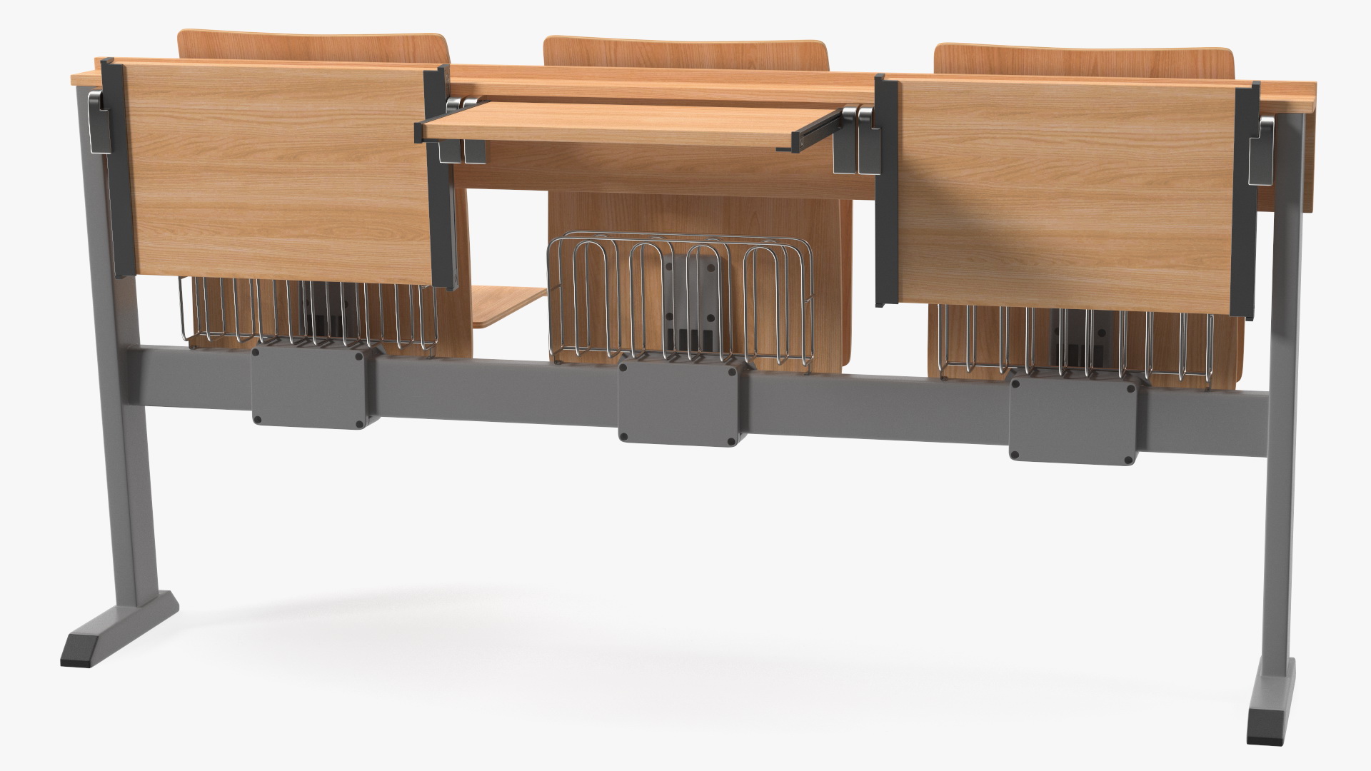 University Seating System For Three Places 3D