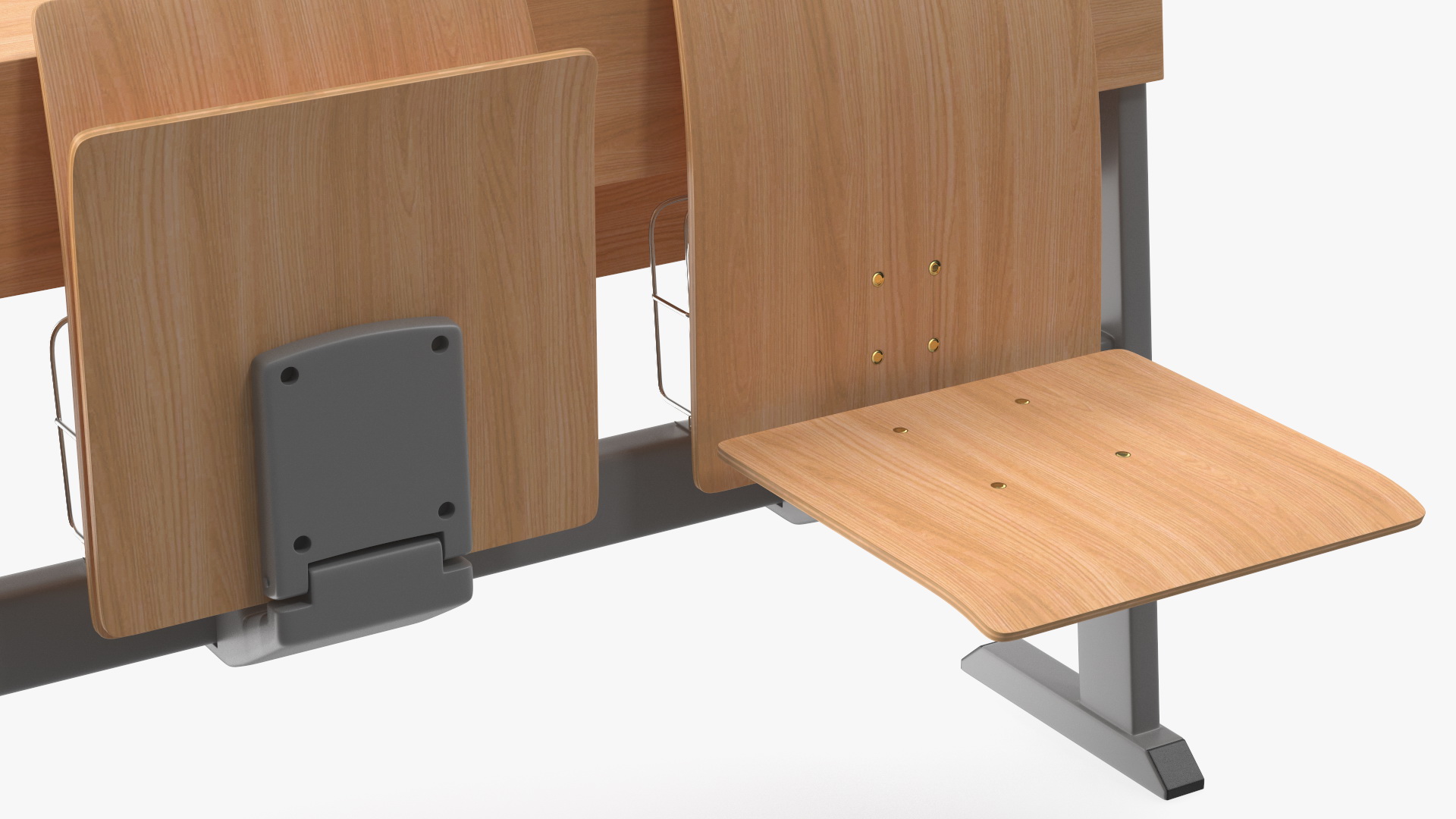 University Seating System For Three Places 3D