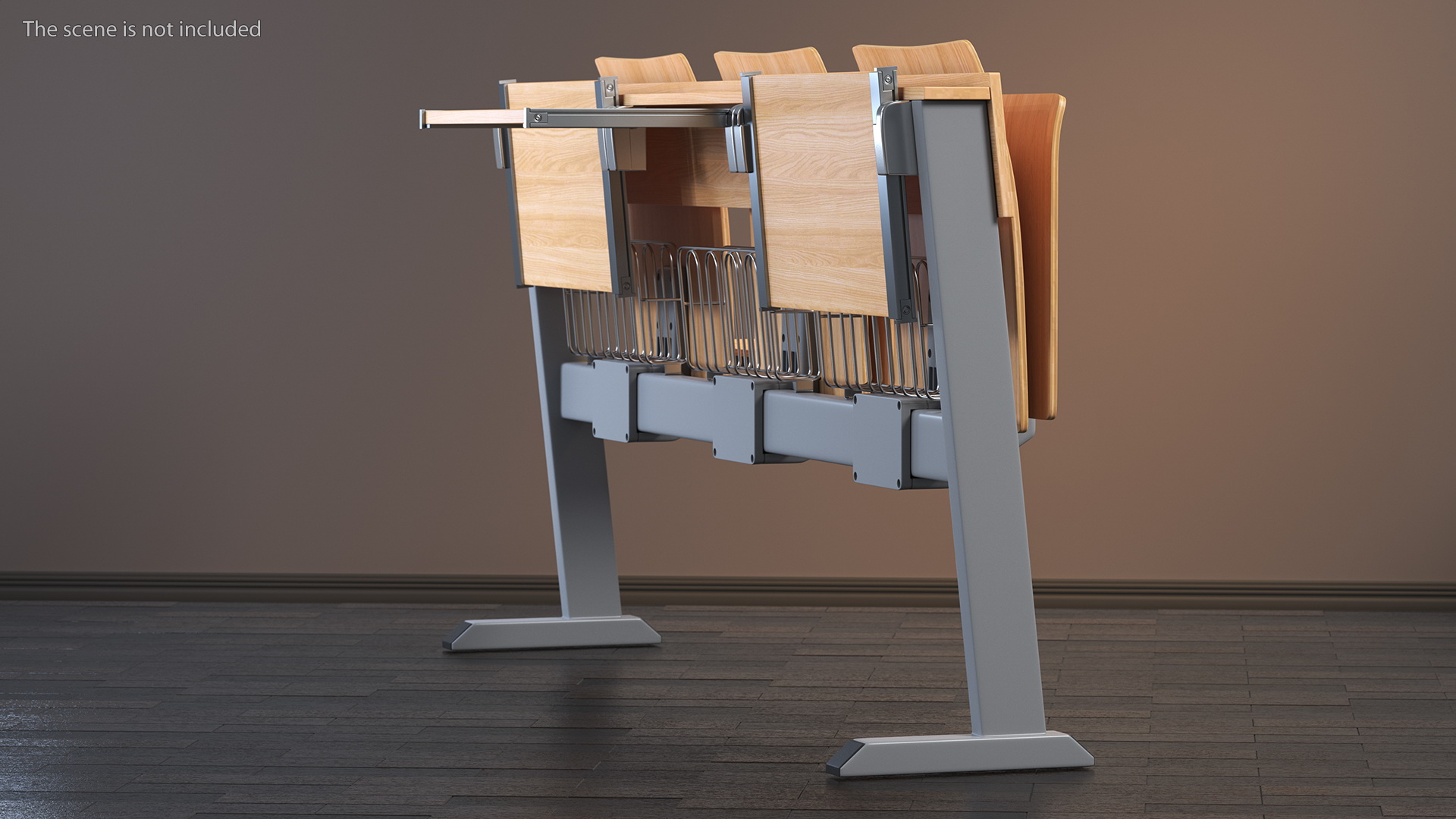 University Seating System For Three Places 3D