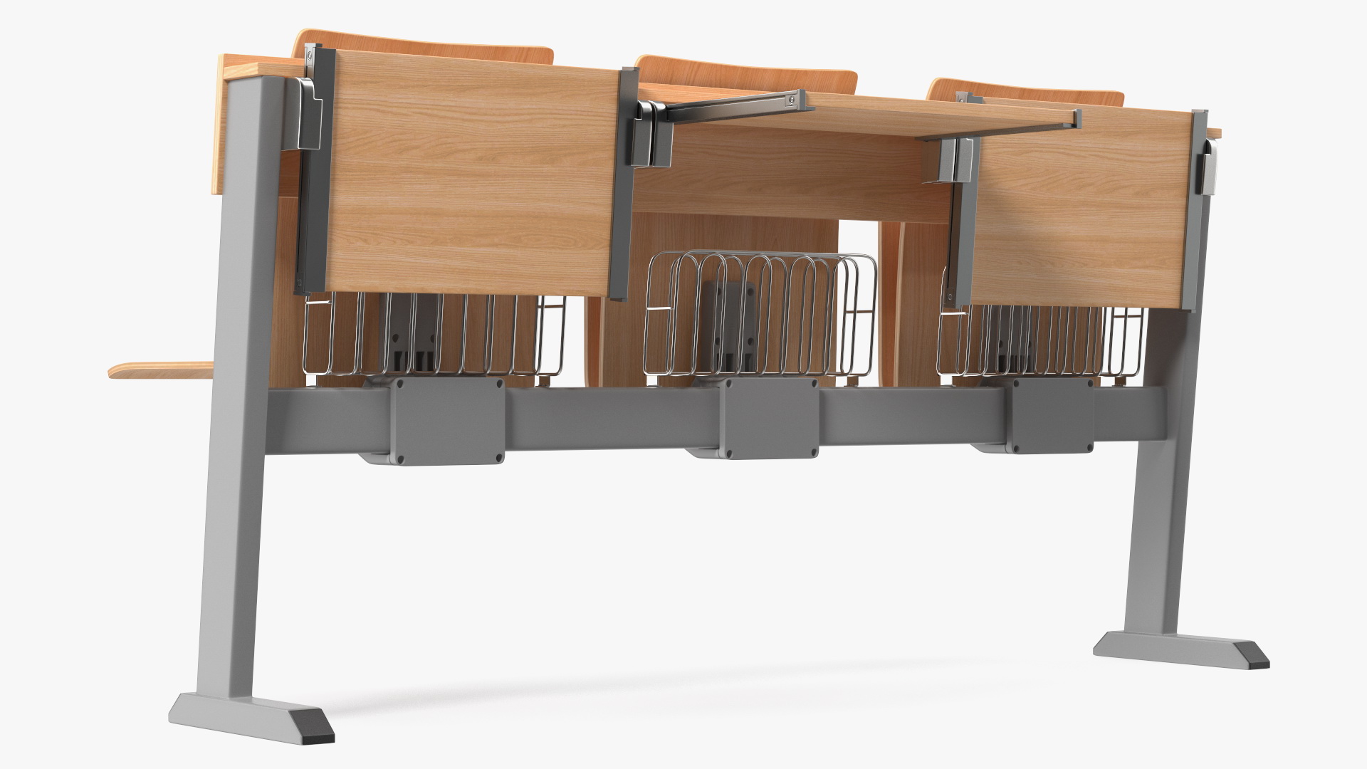 University Seating System For Three Places 3D