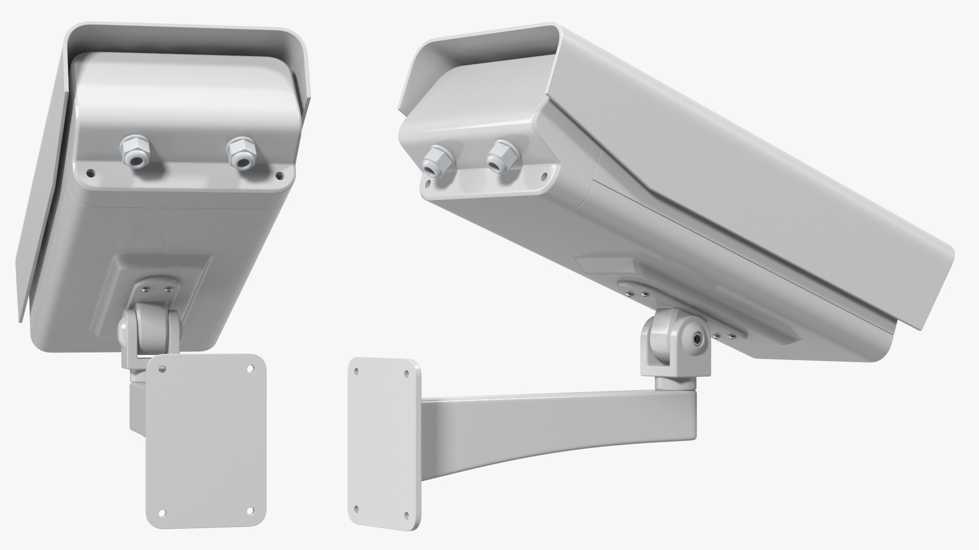 3D Outdoor Security Surveillance Camera