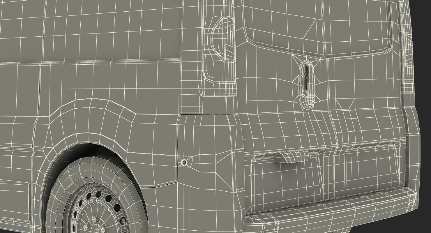 3D model News Van Rigged