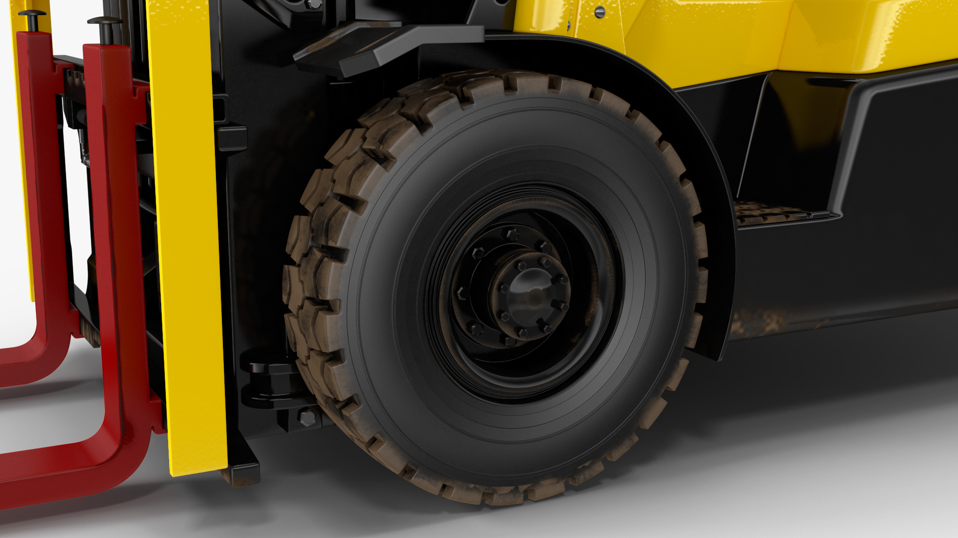 3D Forklift Truck Rigged