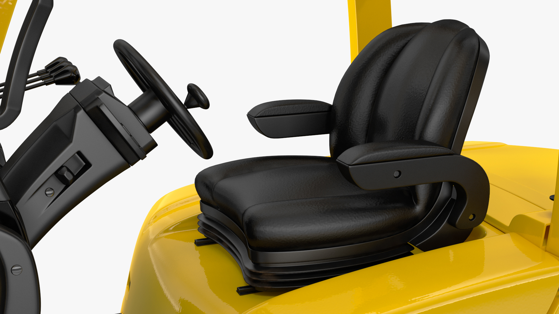 3D Forklift Truck Rigged