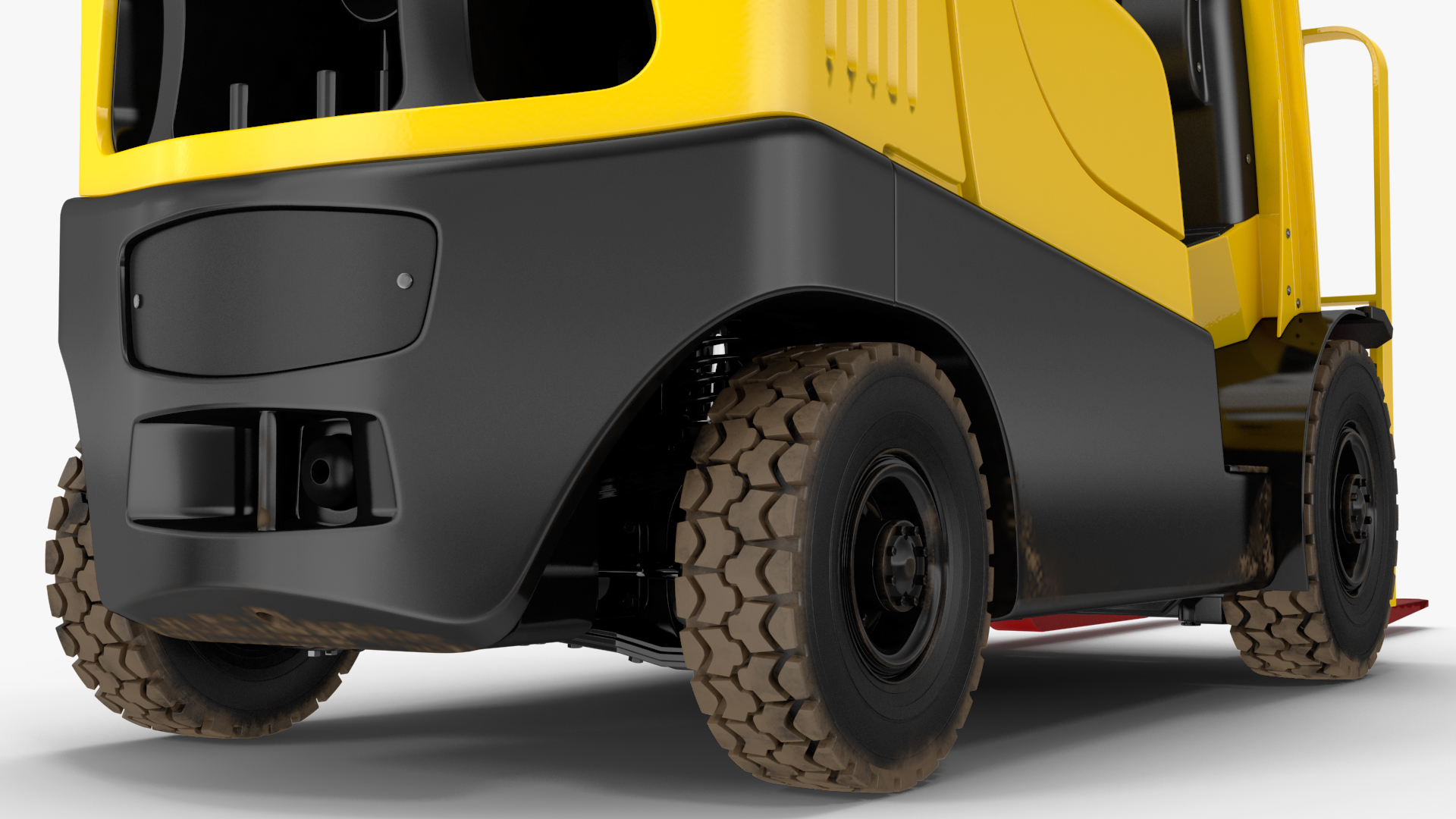 3D Forklift Truck Rigged