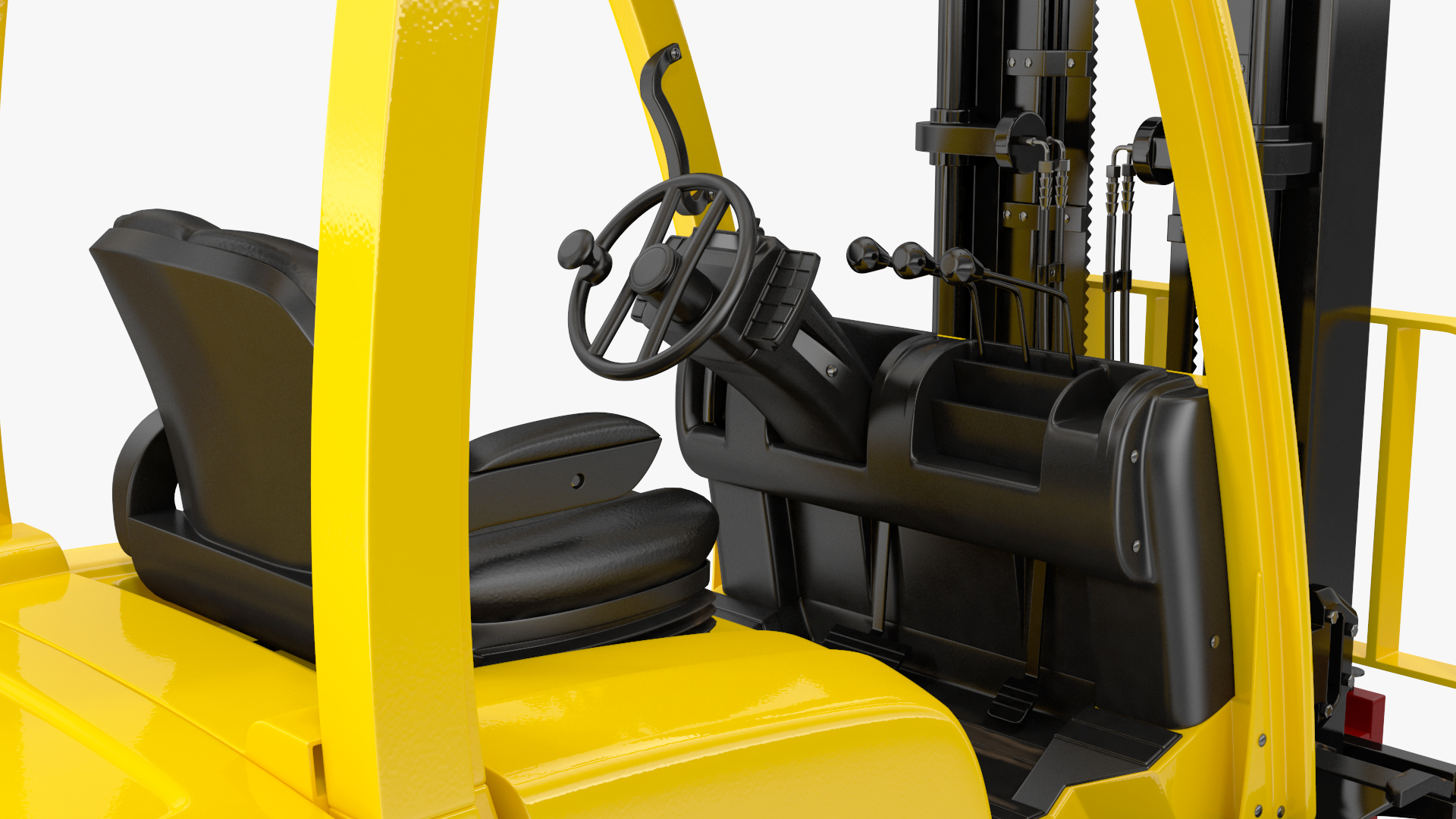 3D Forklift Truck Rigged