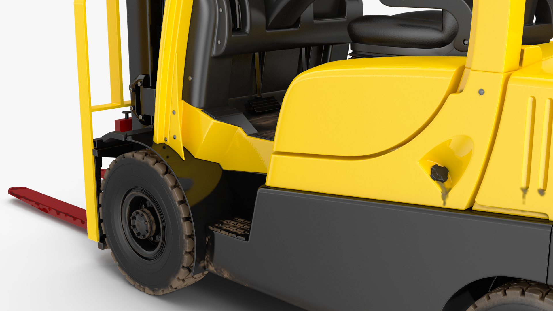 3D Forklift Truck Rigged