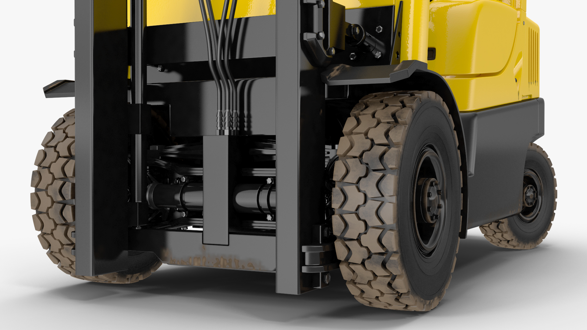 3D Forklift Truck Rigged