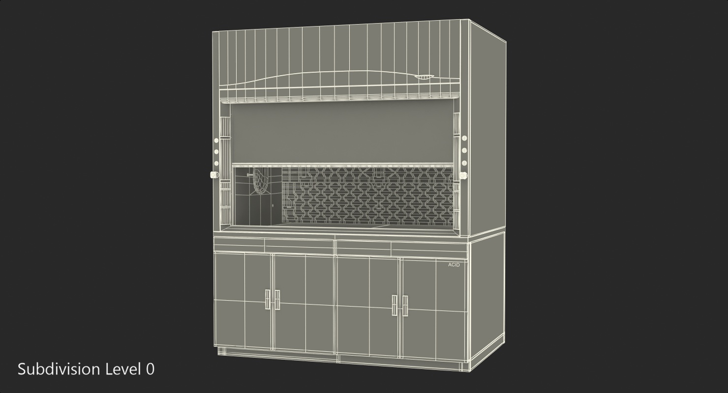 3D Laboratory Hood Generic model