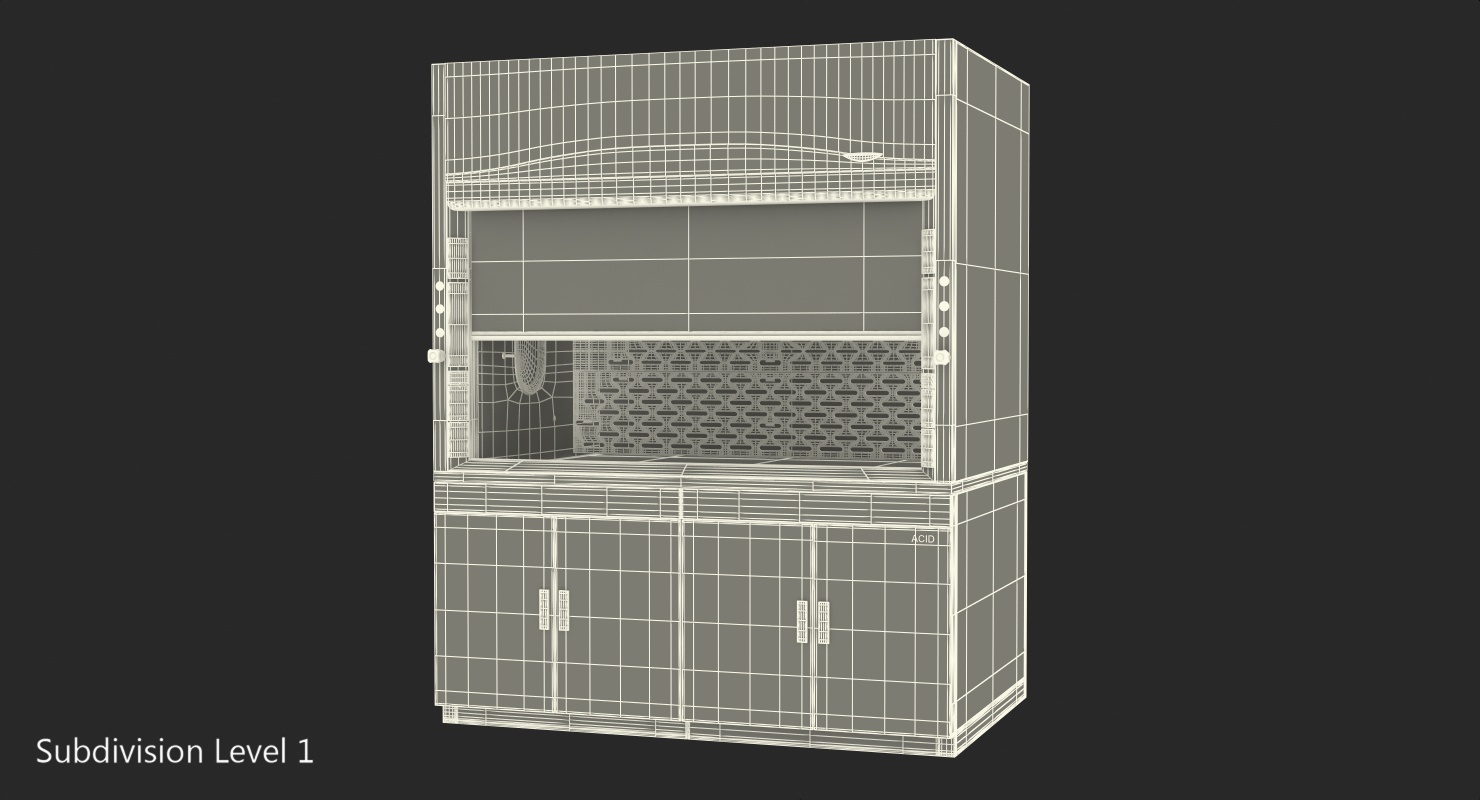 3D Laboratory Hood Generic model