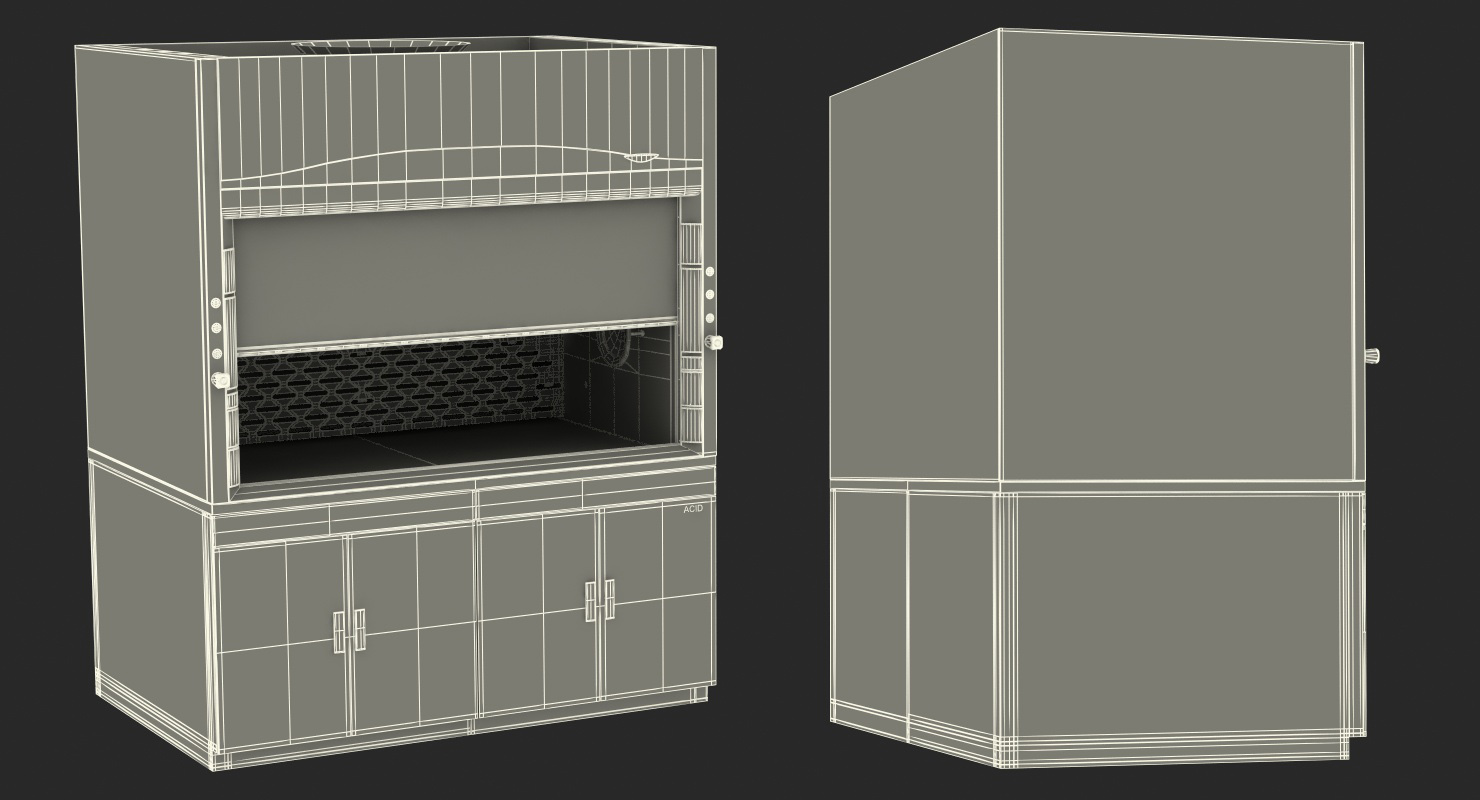 3D Laboratory Hood Generic model