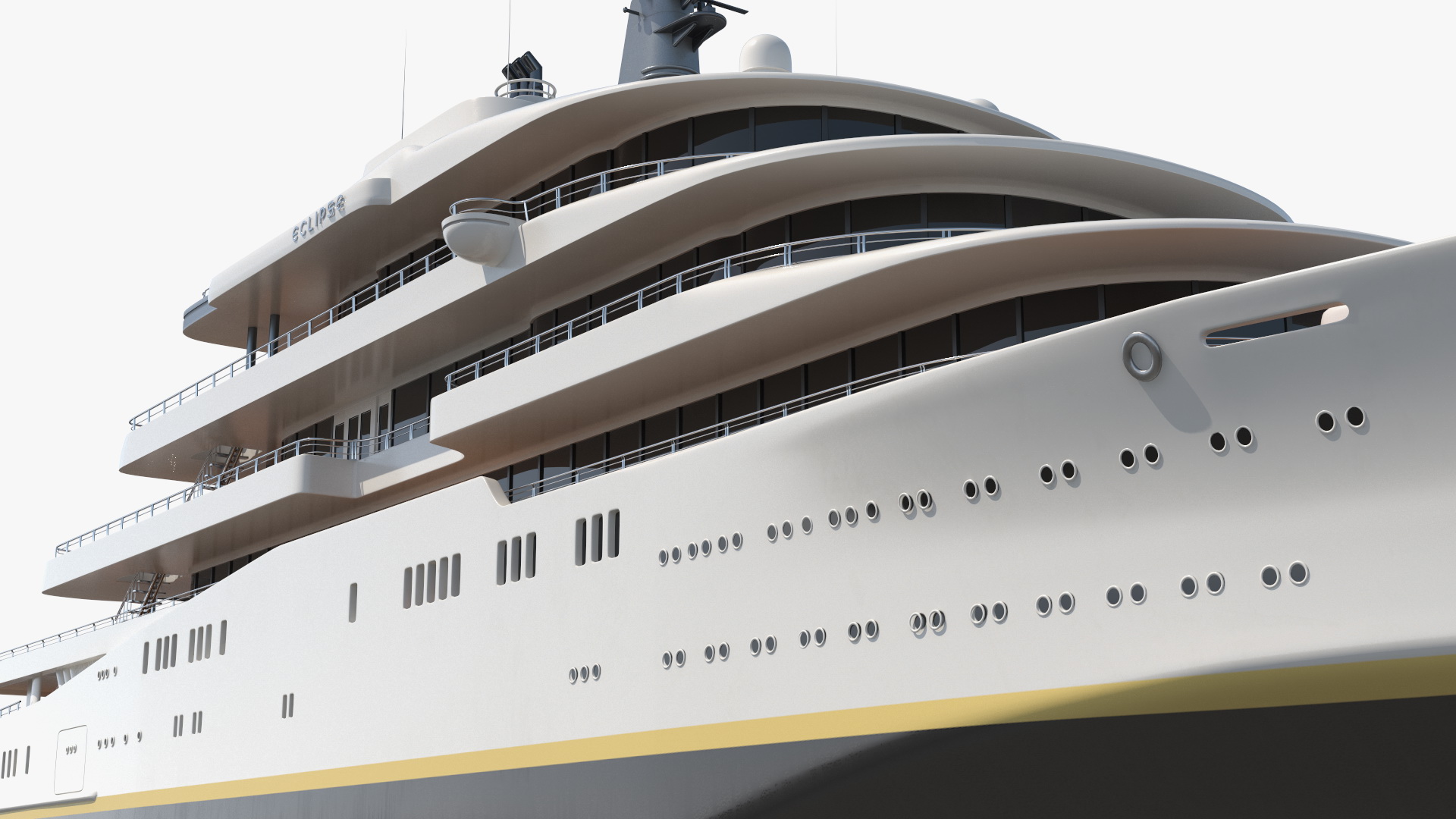 Eclipse Super Yacht 3D model