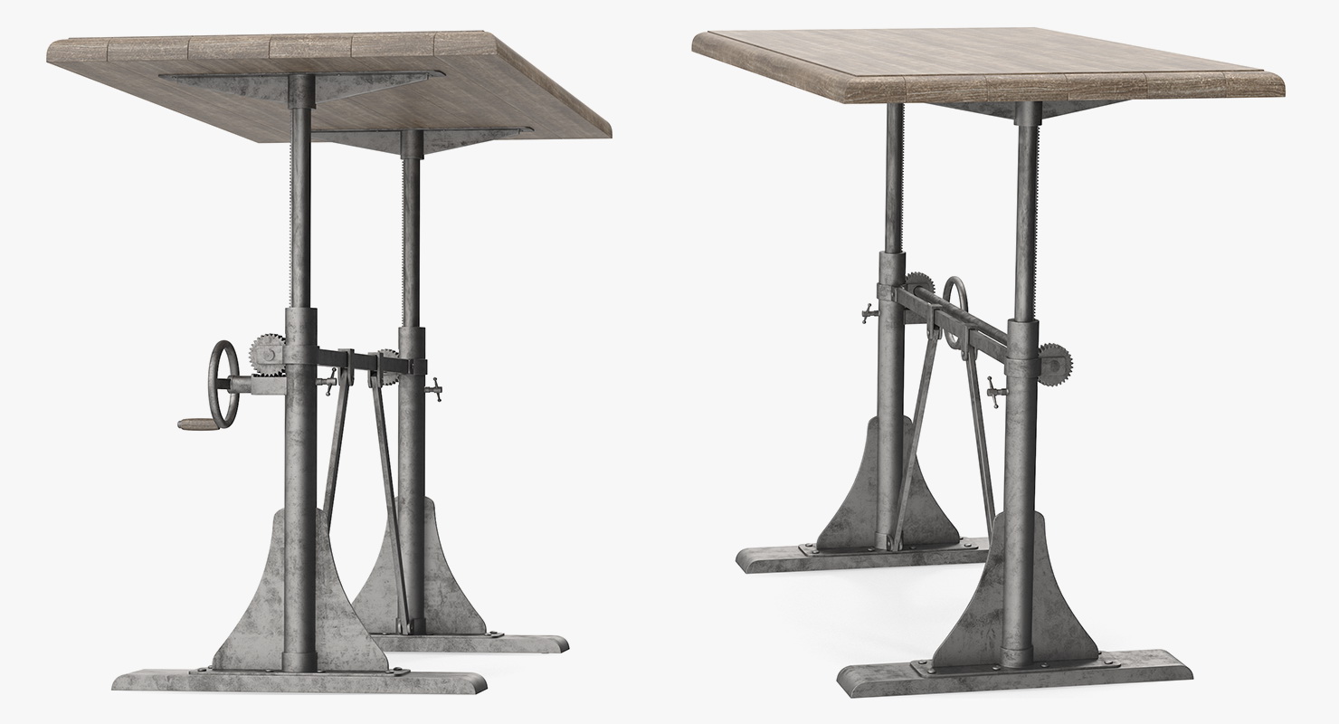 3D Pittsburgh Crank Sit-Stand Desk