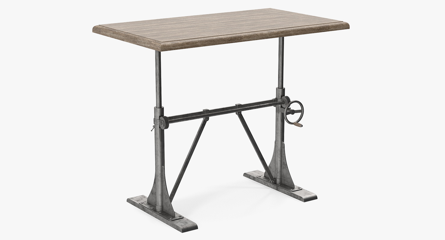 3D Pittsburgh Crank Sit-Stand Desk