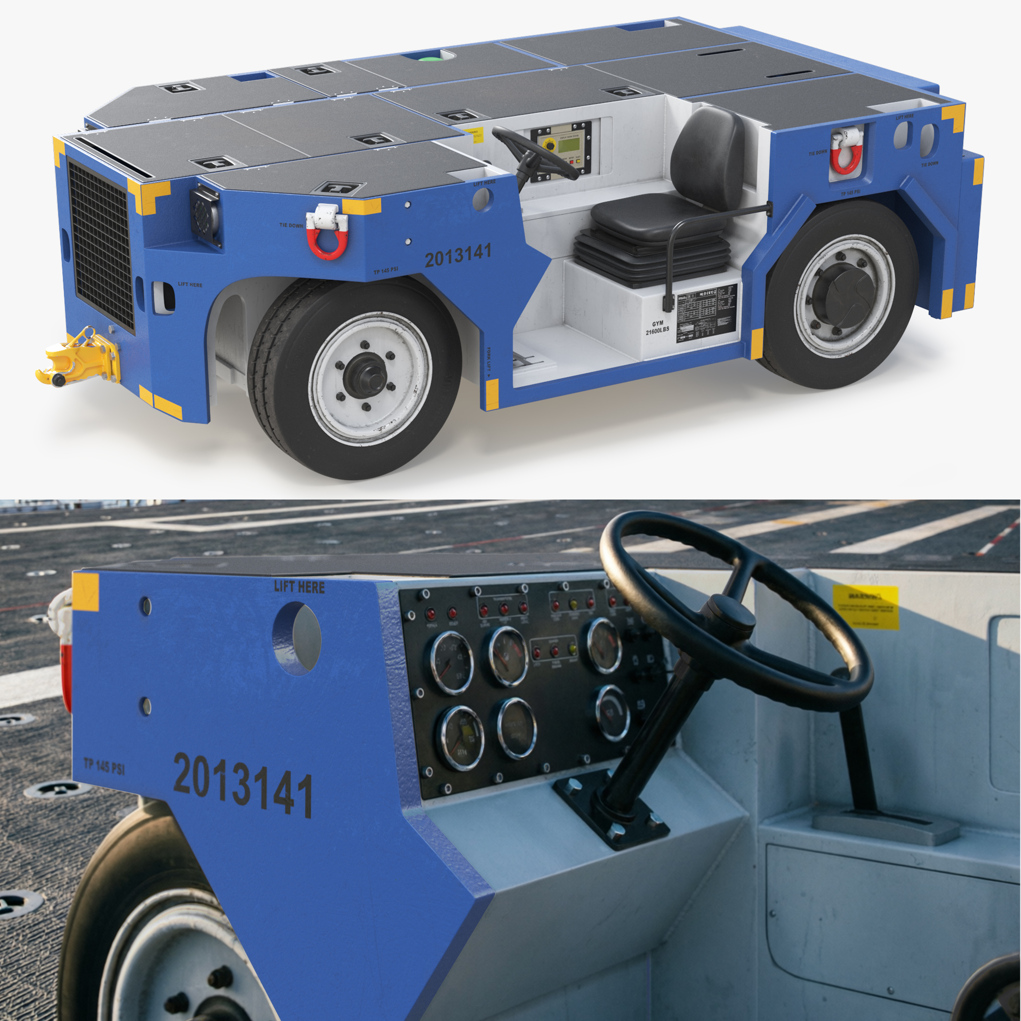 Shipboard Tow Tractor