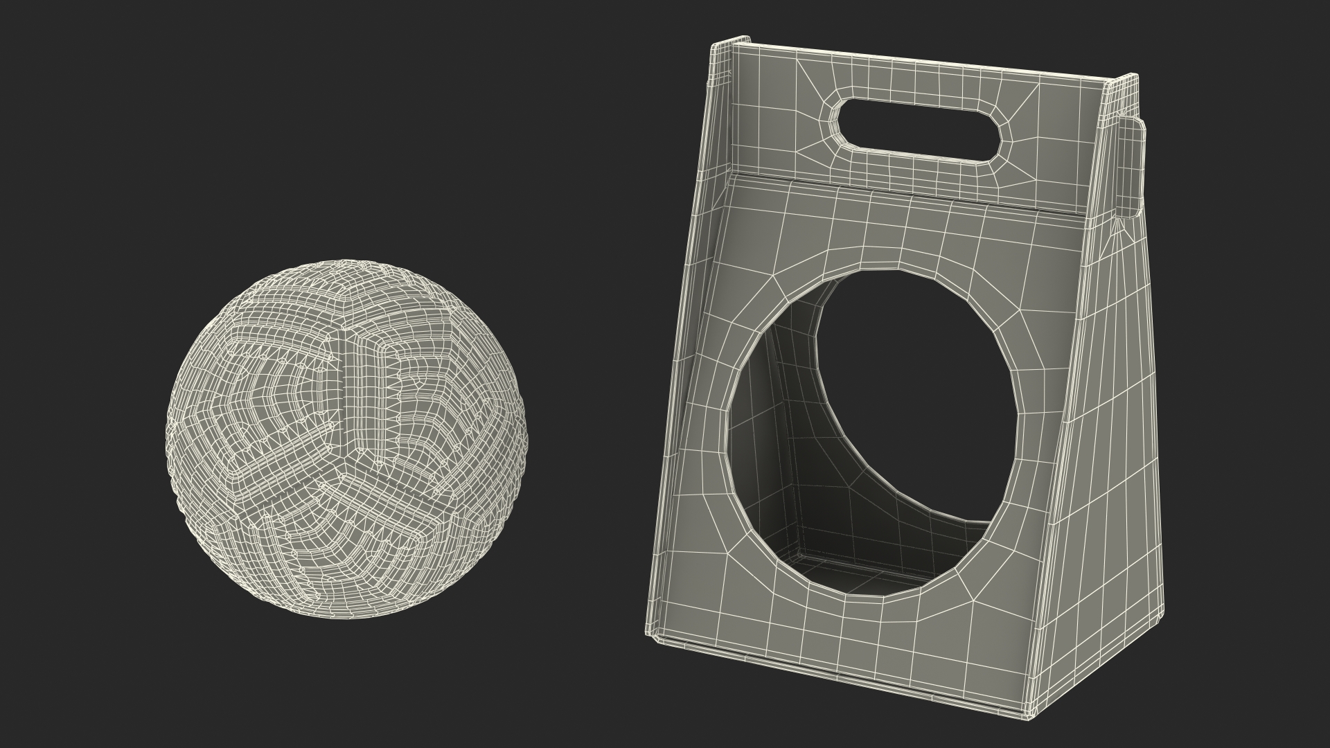 Package with Nike Flight Ball 2021 3D model