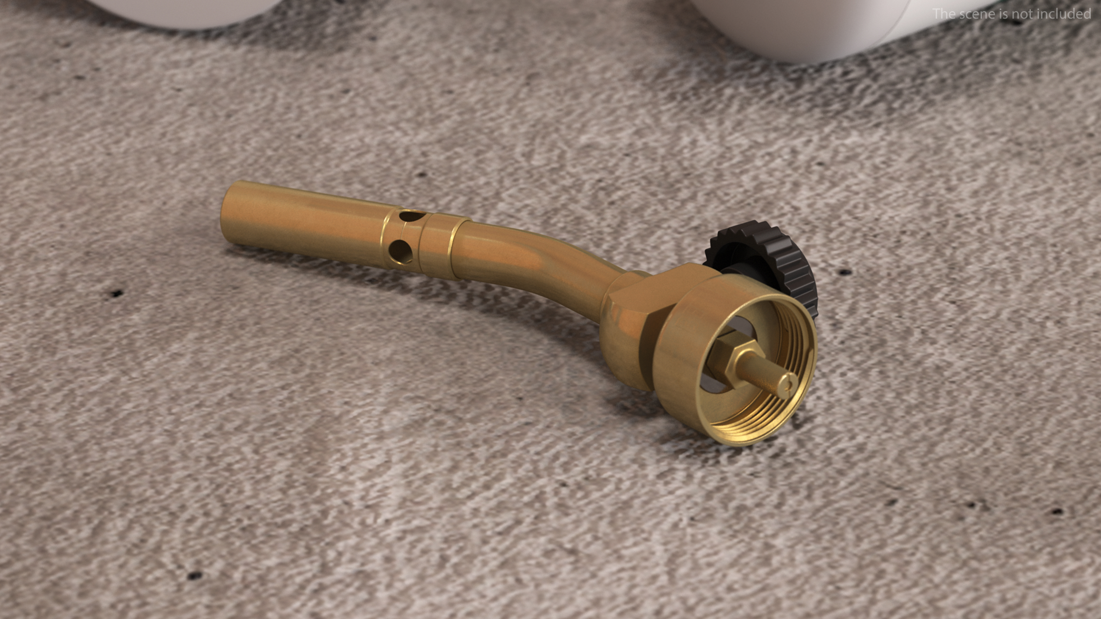 3D model Handheld Propane Torch with Cylinder Kit