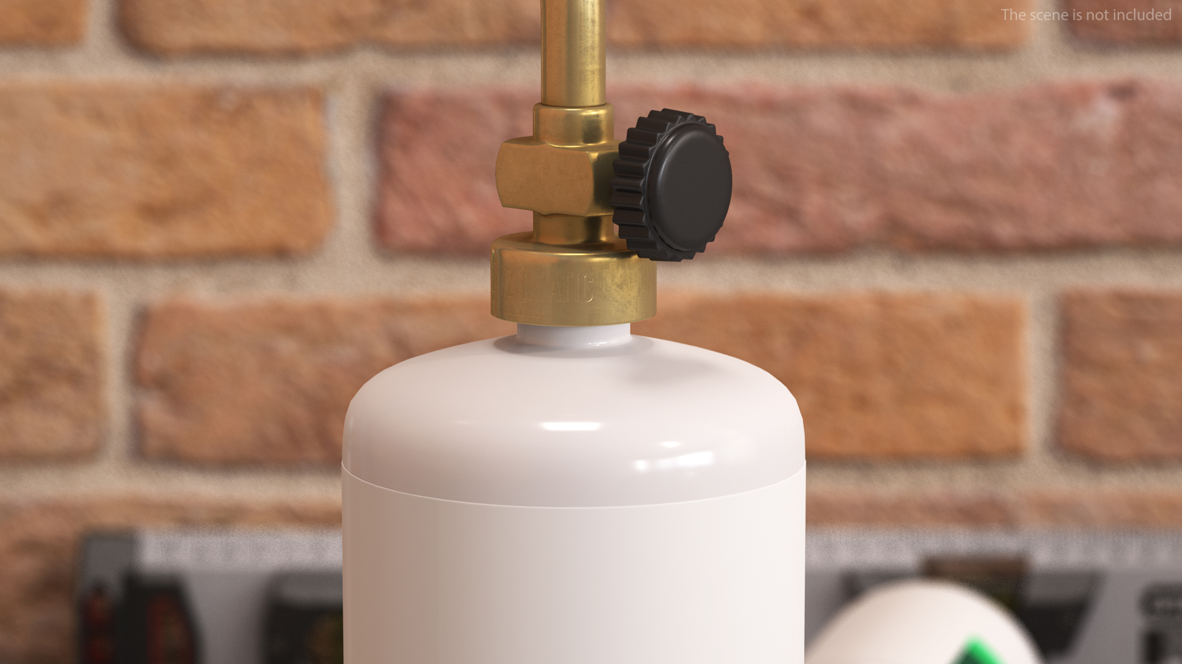 3D model Handheld Propane Torch with Cylinder Kit
